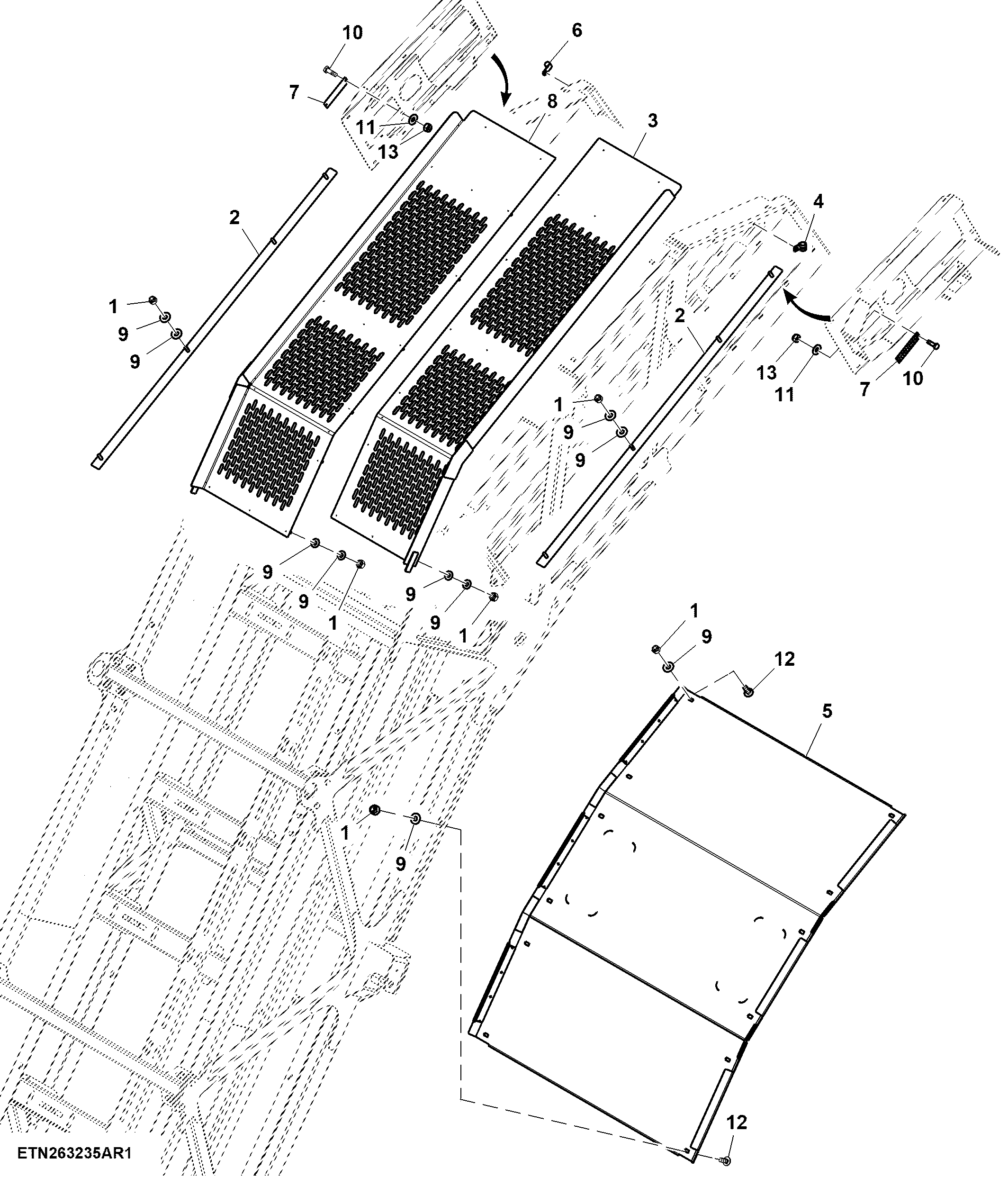 Elevator Floor, Upper, 12 in. Extension (210050 - )