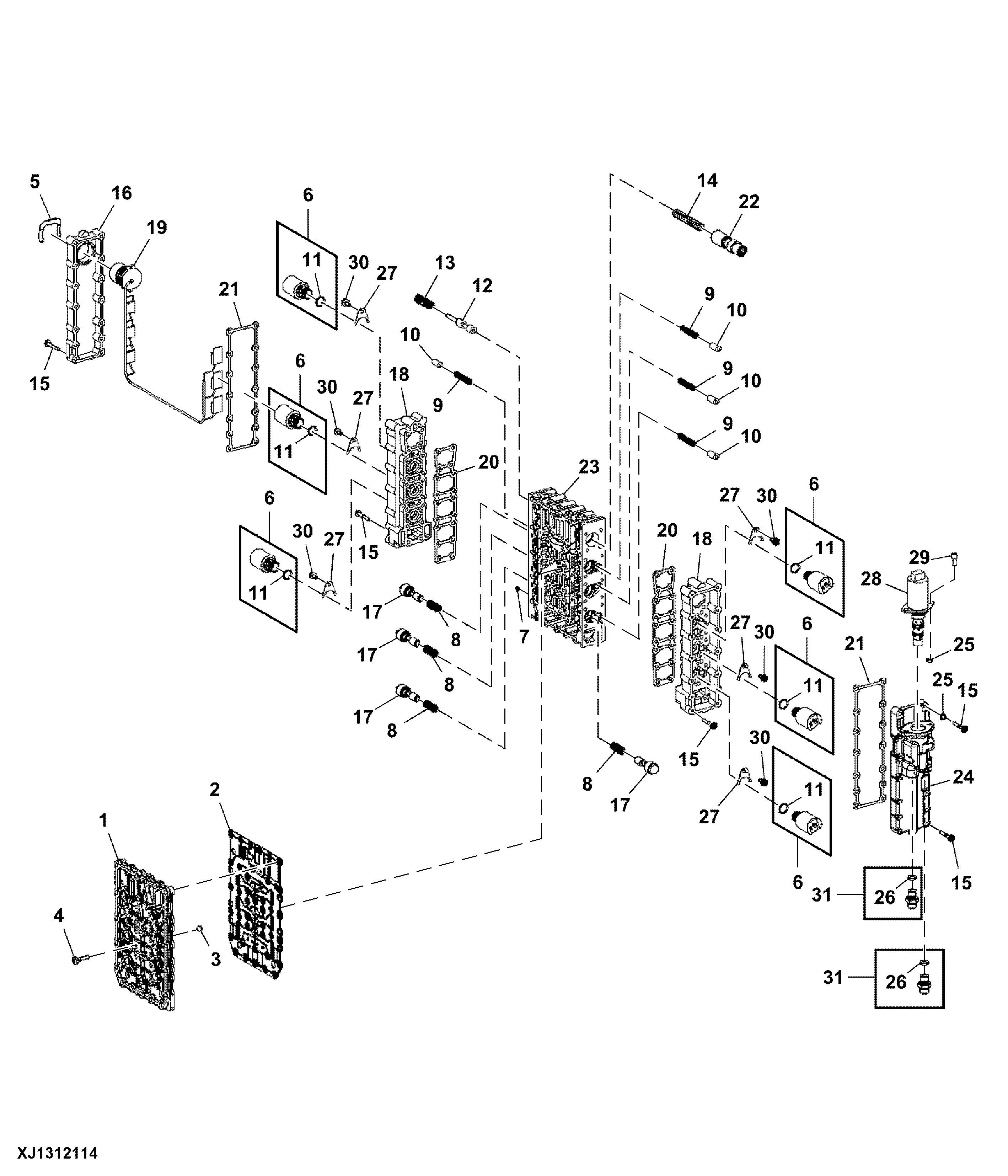 Transmission Control Valve with Lock-up Torque Converter