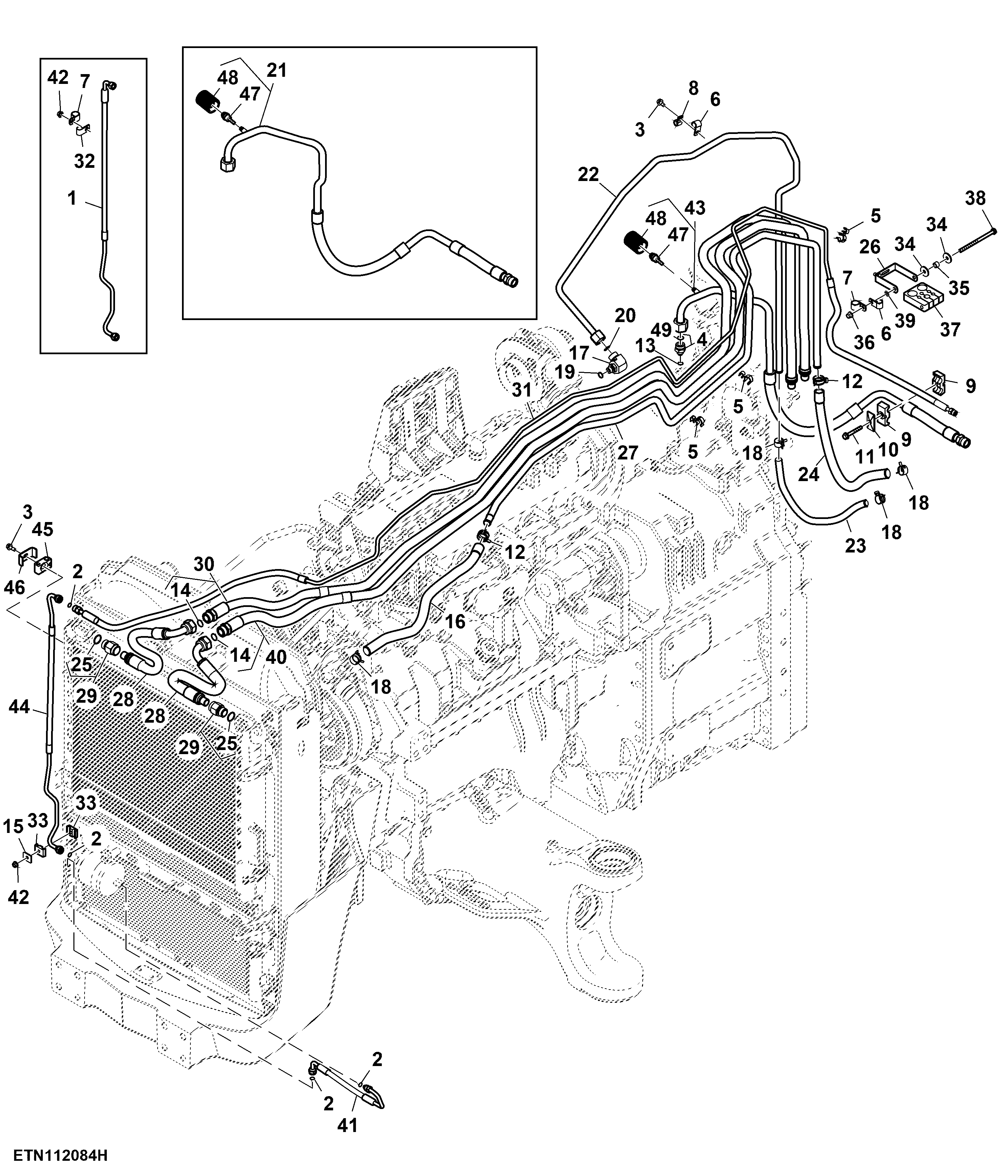HVAC Lines, 1500 MFWD, Group 47/48 Tires, T2 Engine (1/2)