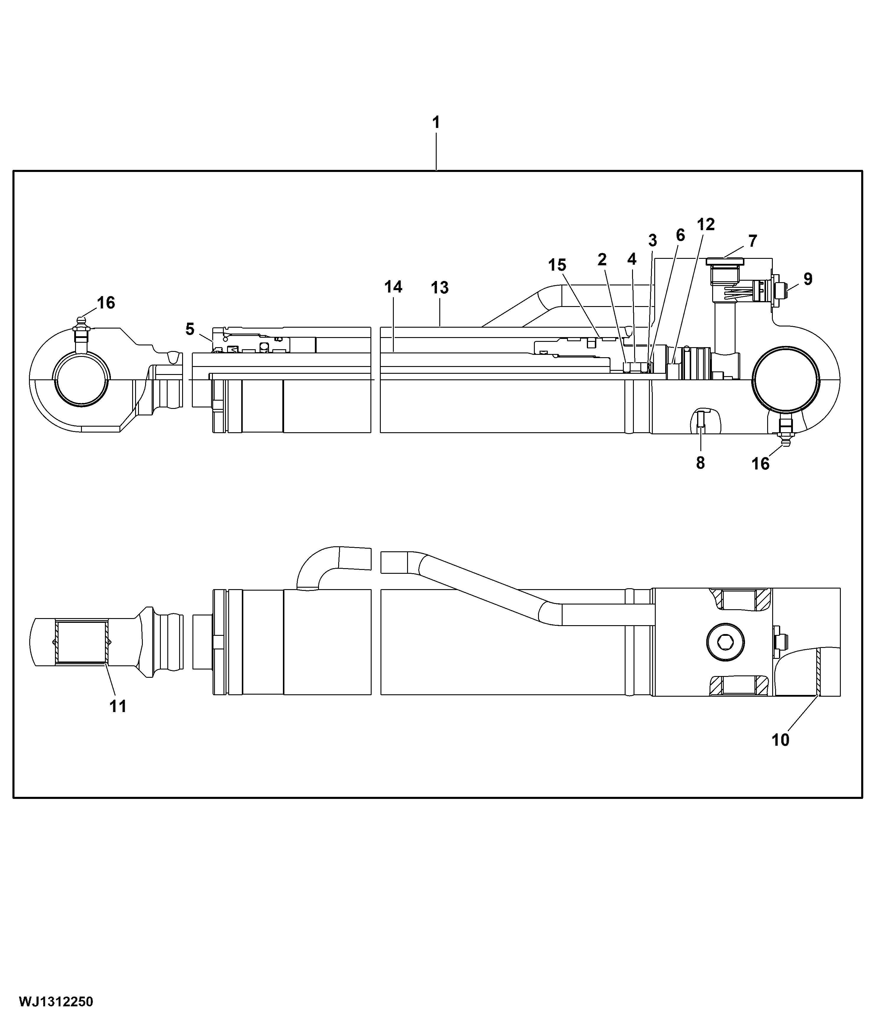 Components, Cylinder, XI-Extension, CF5 IBC / CF7 IBC