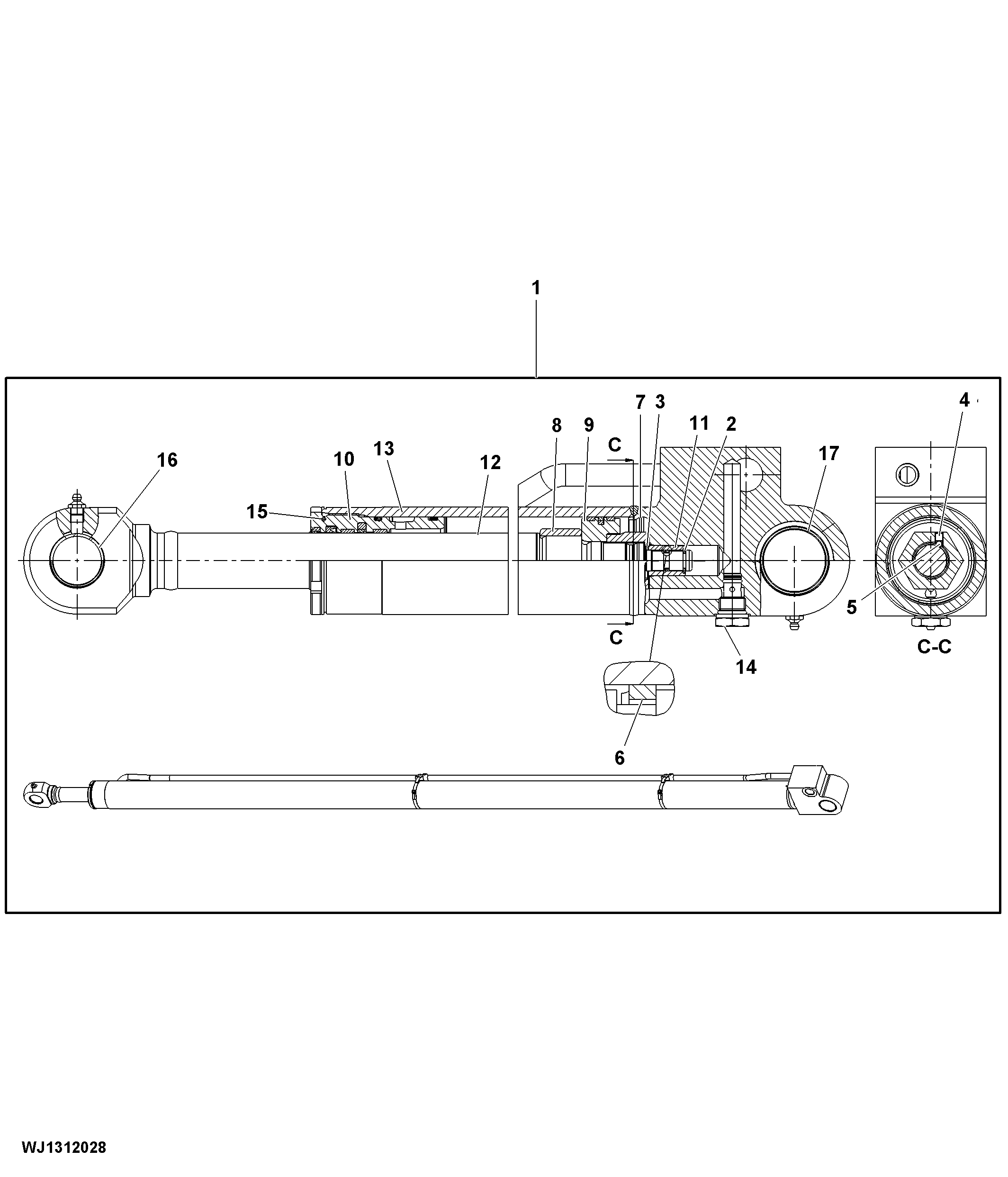 Components, Cylinder, XI-Extension, CF5 / CF7