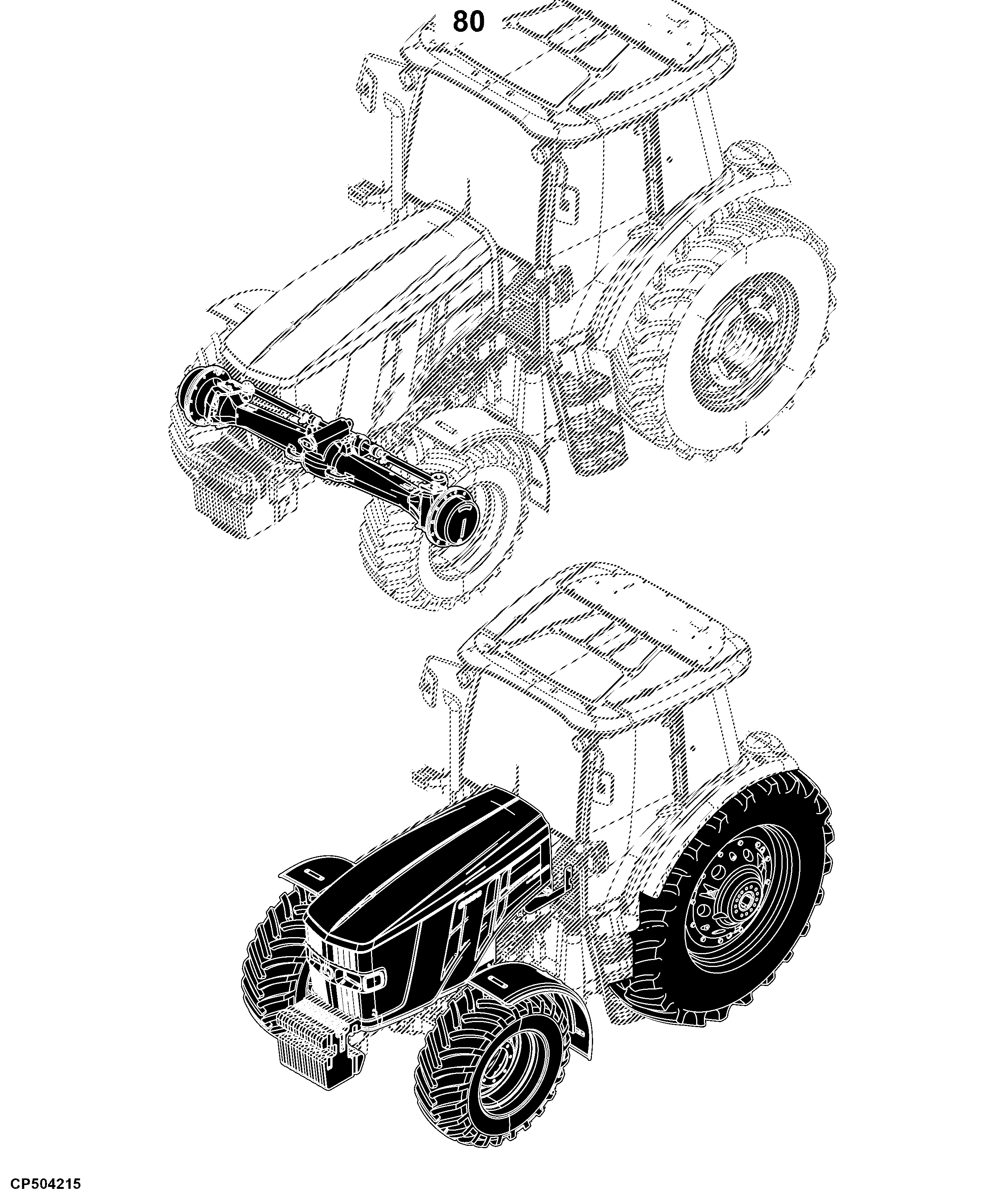 6B-1204 Tractor (S.N. -511431)(China Edition)