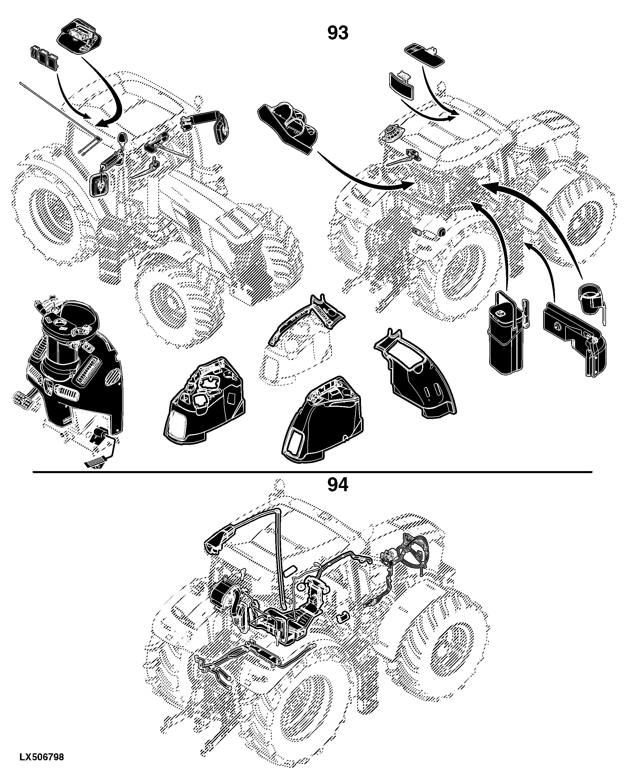 6150R Tractor (Europe Edition, Engine SN: 6068RXXXXXX)(Interim Tier 4)