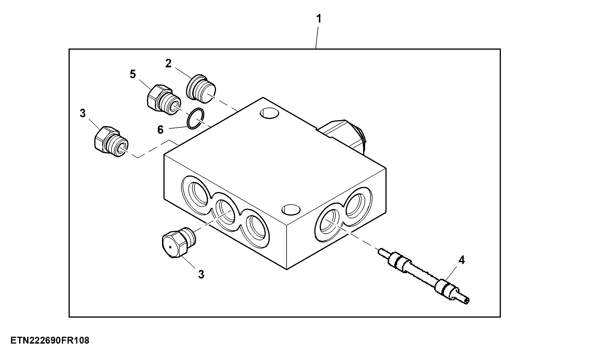 Remote Flushing Valve, Center and Rear Feed Pump