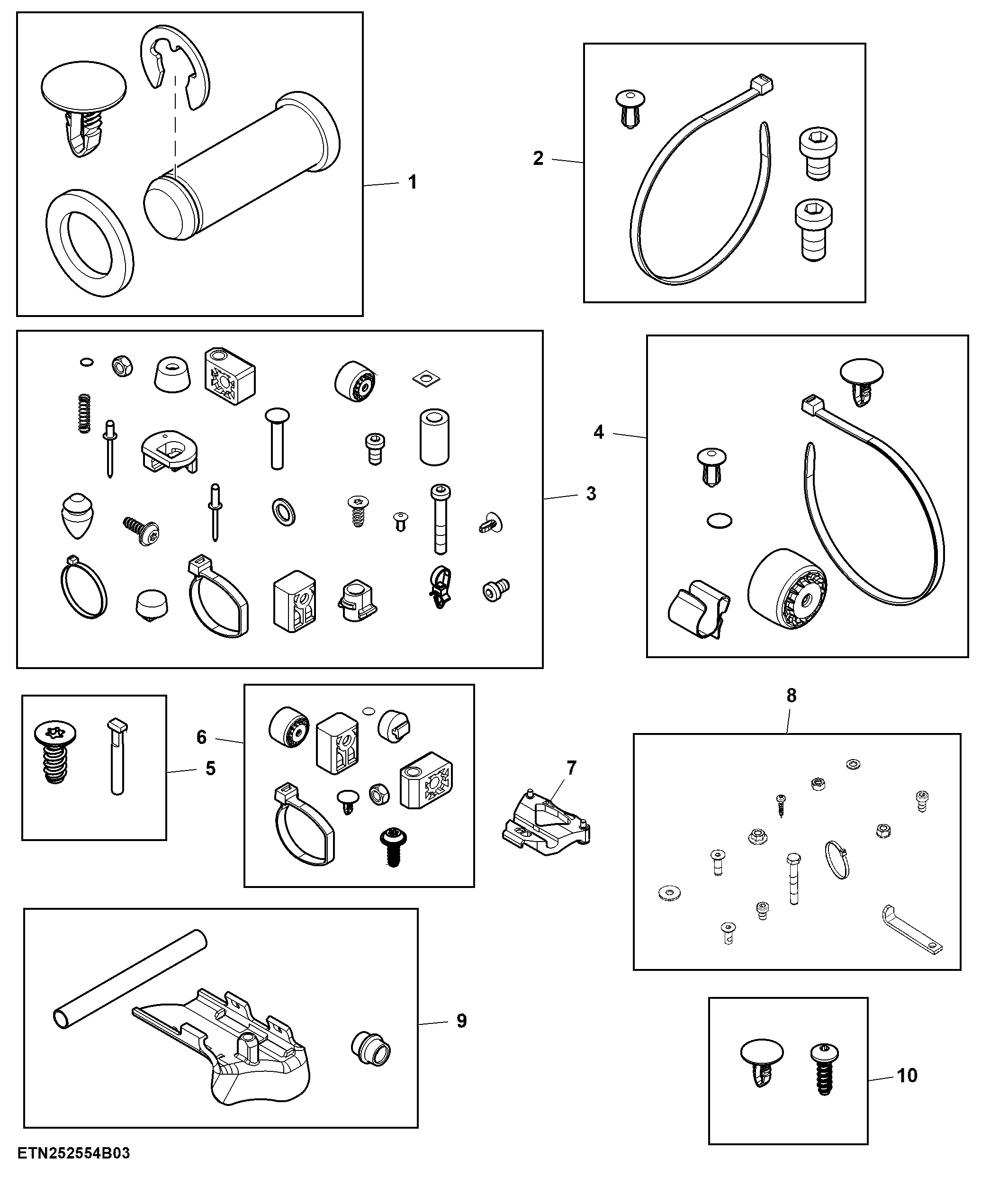 Operator Seat, Air Suspension Components (2/2) (135338 - )