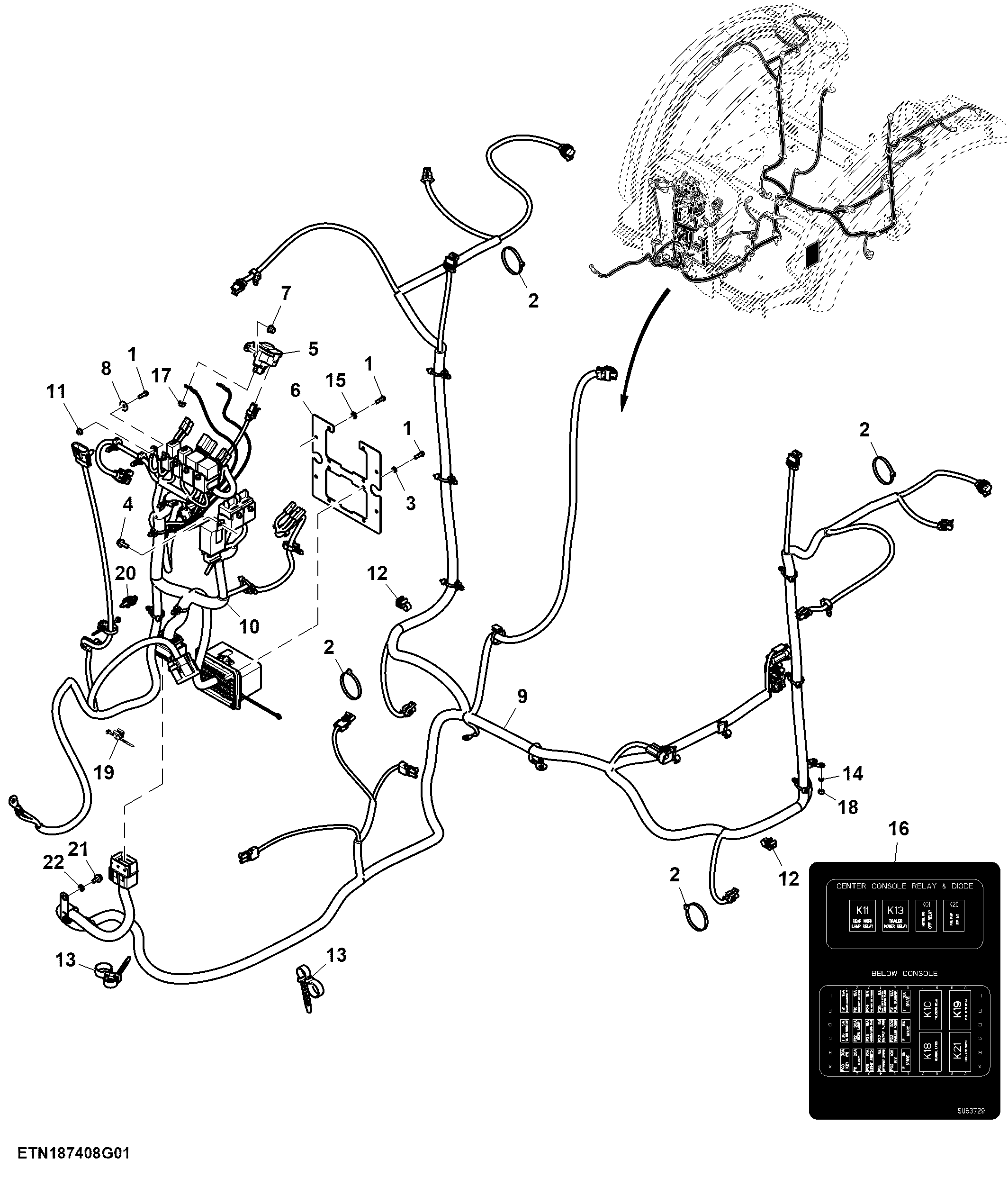 Platform and Console Wiring Harness, SyncShuttle™