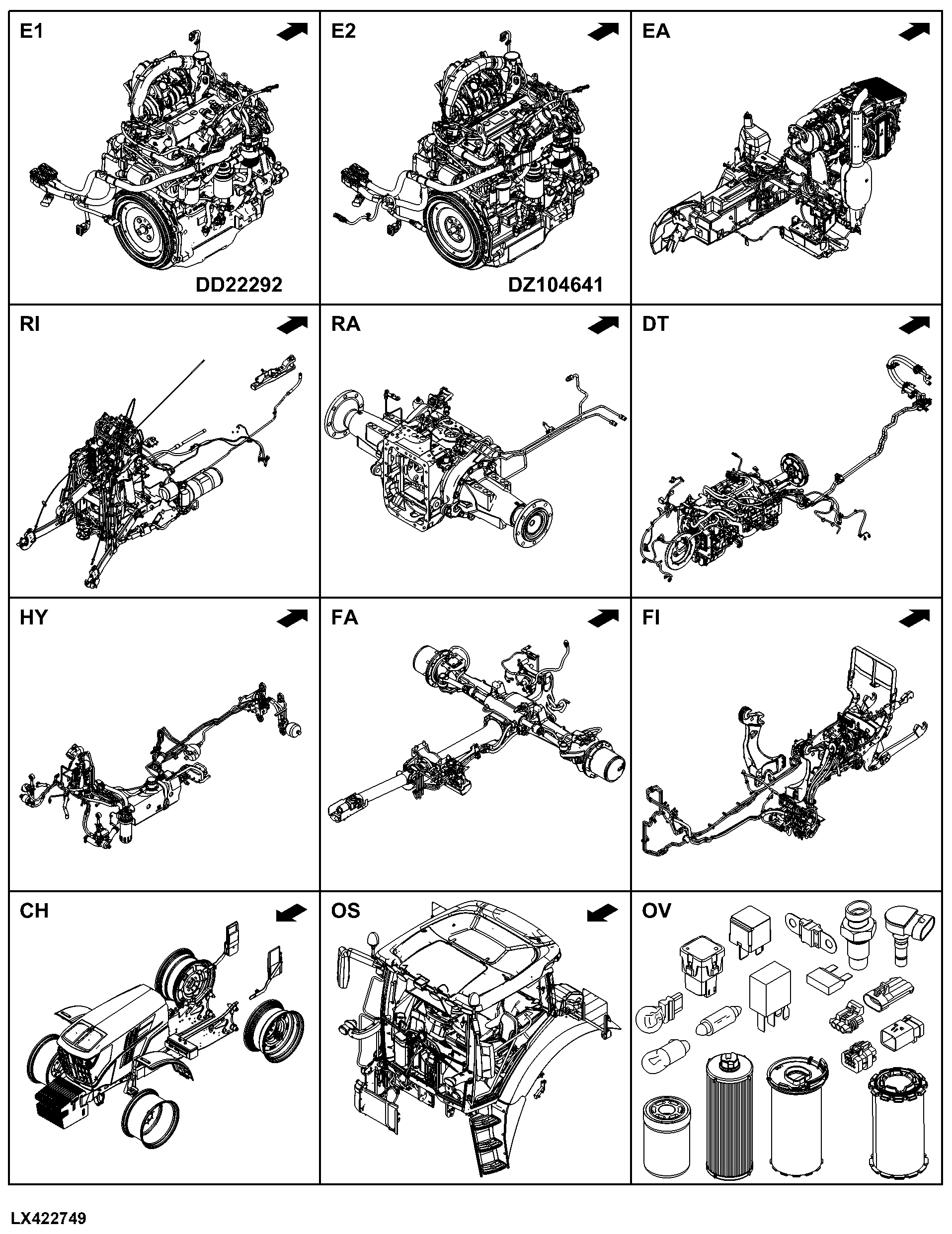 6110R Tractor (Europe Edition, Engine SN: 4045UXXXXXX)(Final Tier 4)(MY15-MY17)