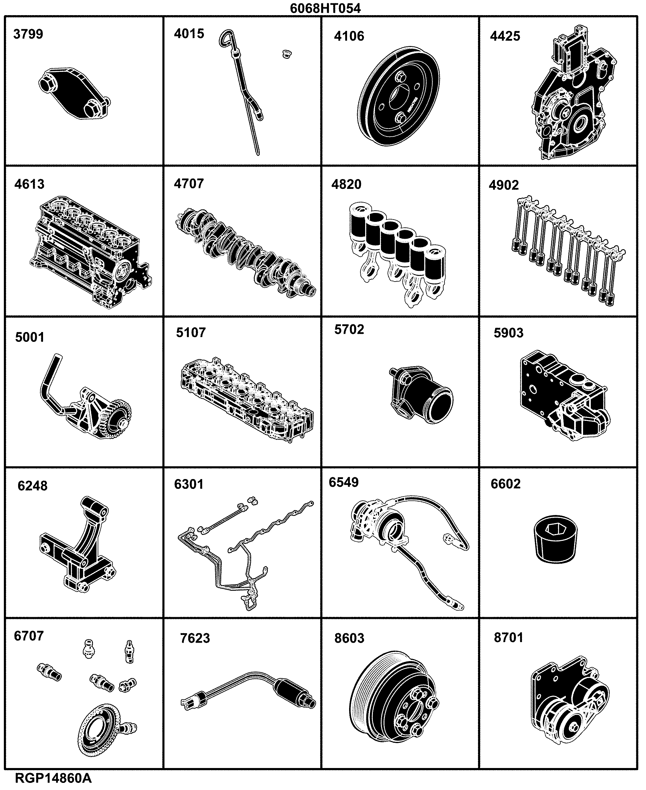 04B Engine 6068HT054-RE507967