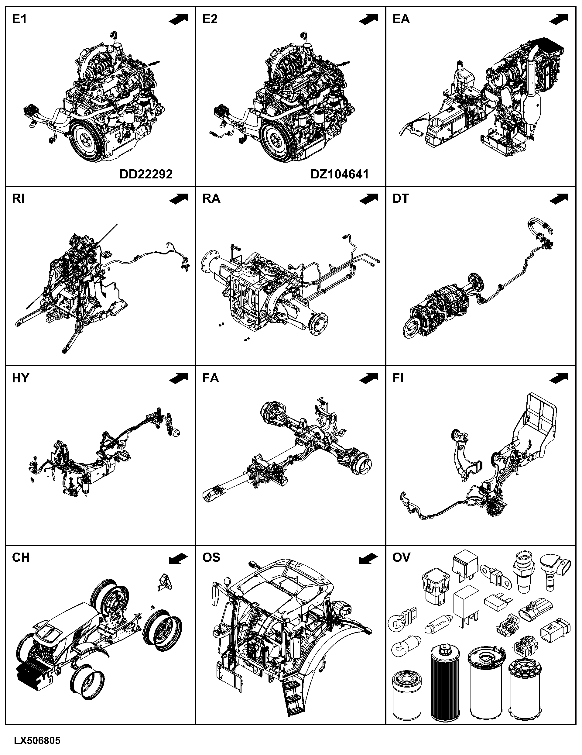 6110R Tractor (North America Edition, Engine SN: 4045UXXXXXX)(Final Tier 4)(MY15-MY17)