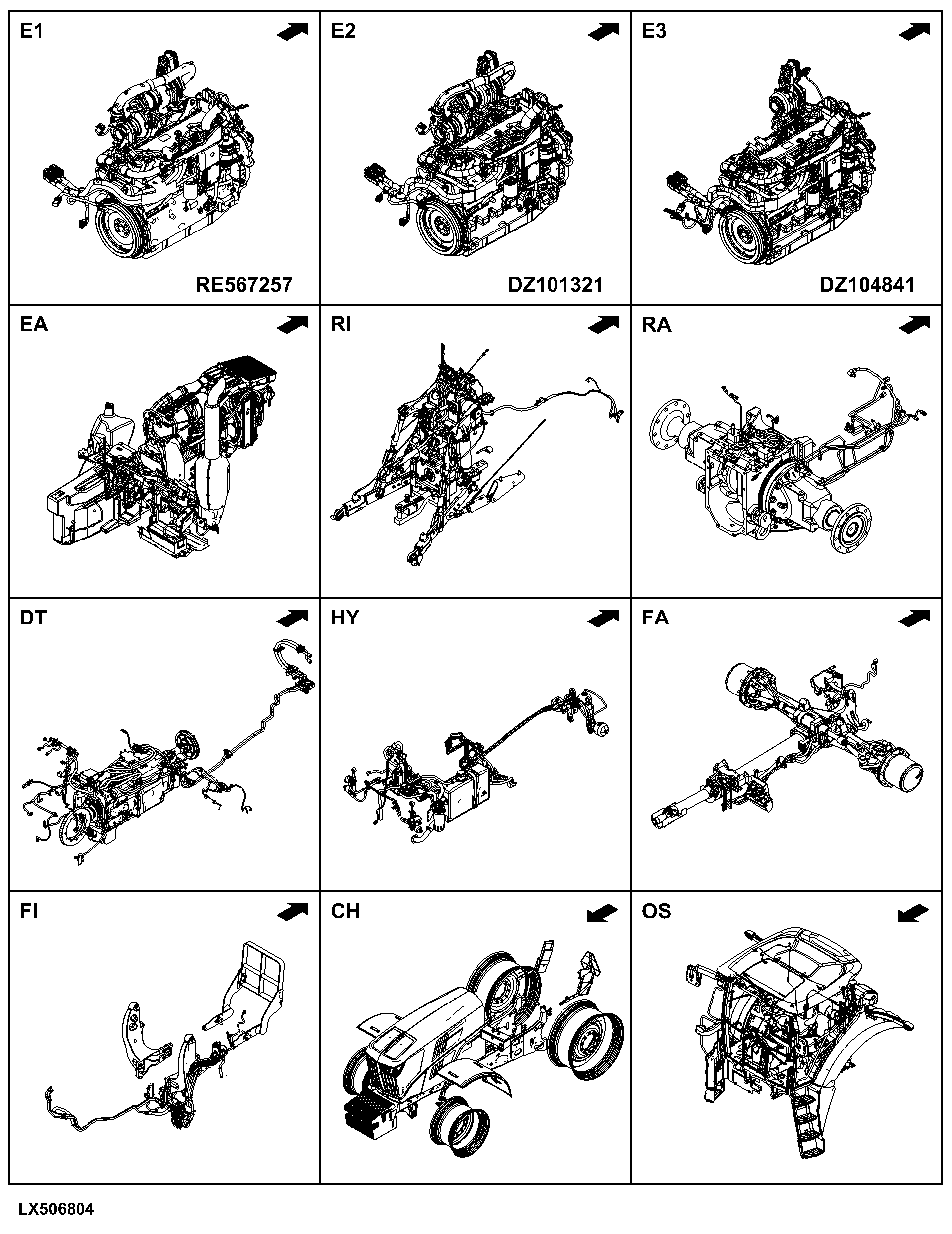 6195R Tractor (North America Edition, Engine SN: 6068UXXXXXX)(Final Tier 4)(MY15-MY17)