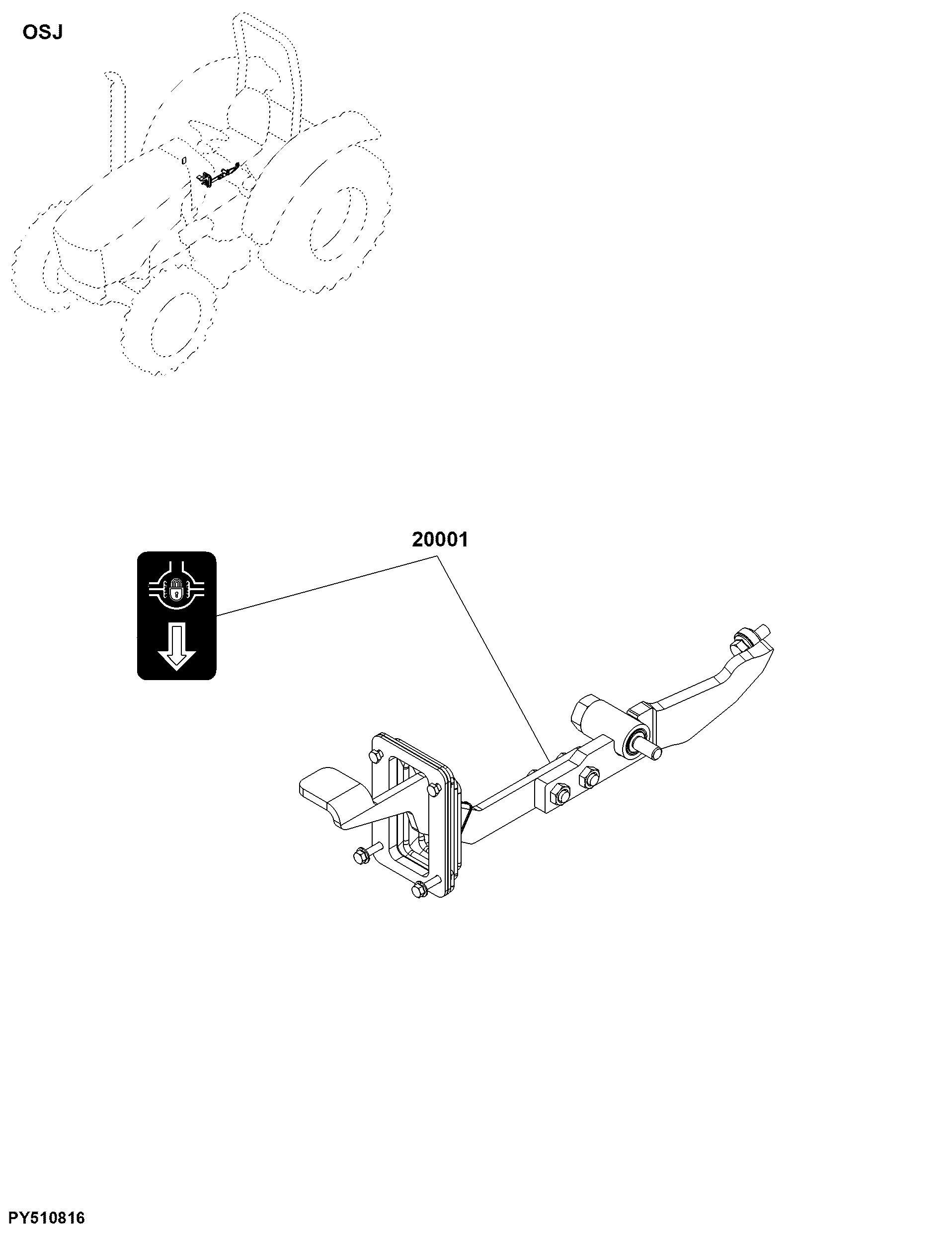 O2J Rear Differential Lock Controls