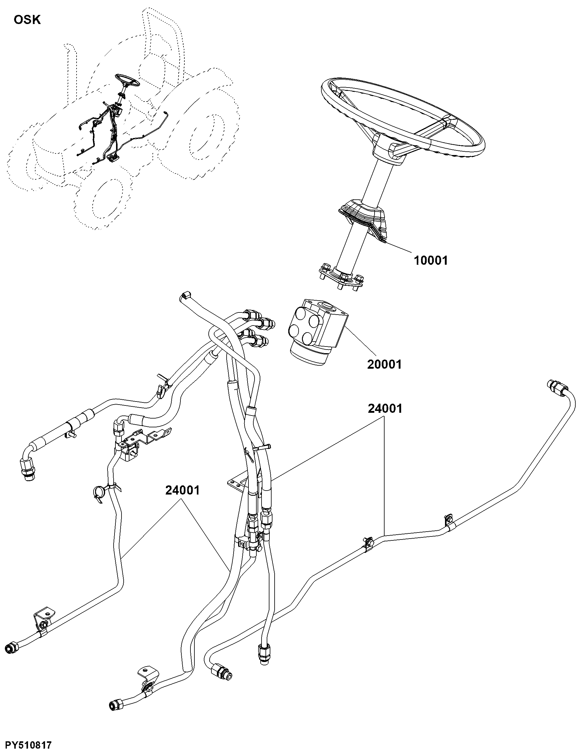 O2K Steering Controls