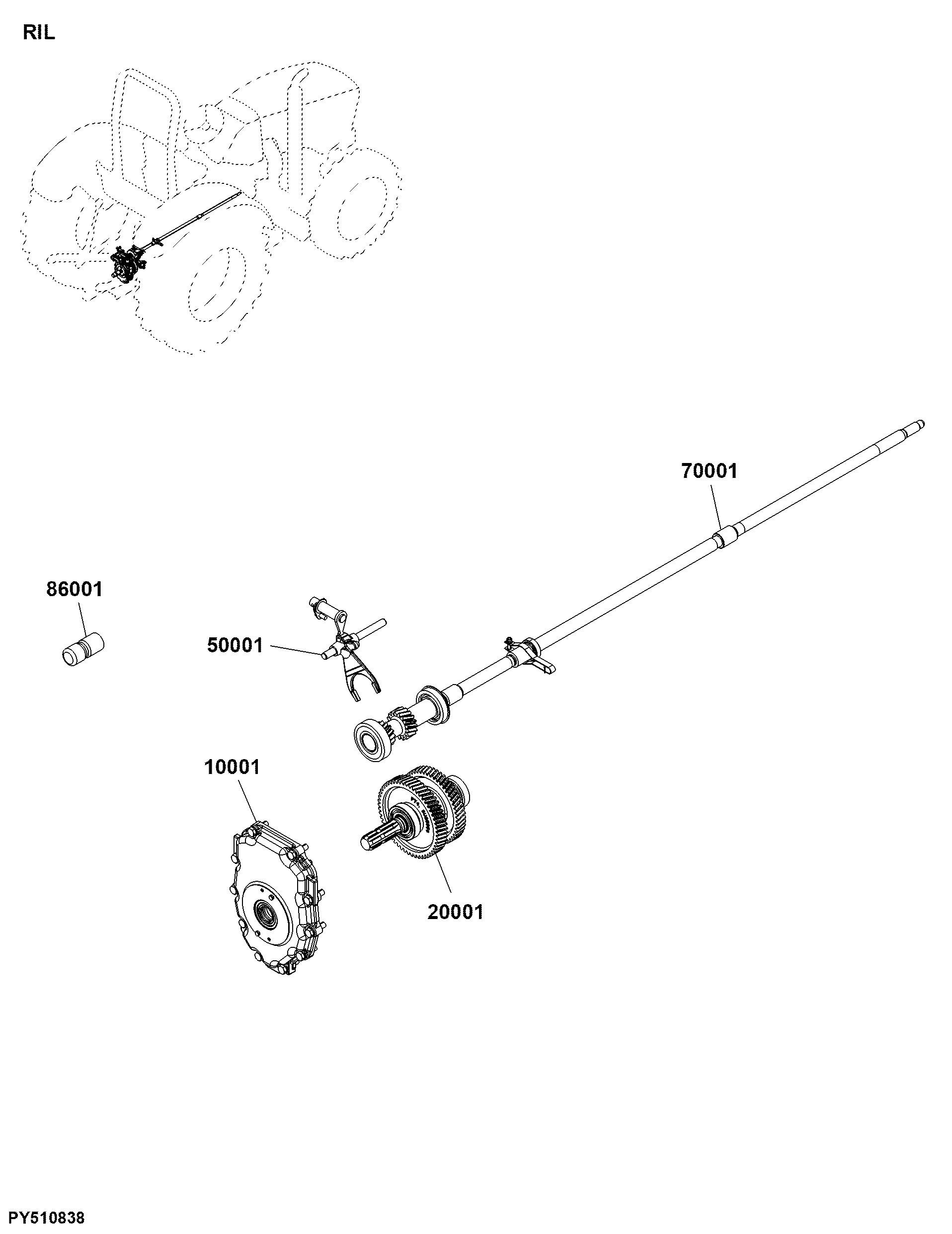 RIL Rear PTO Components