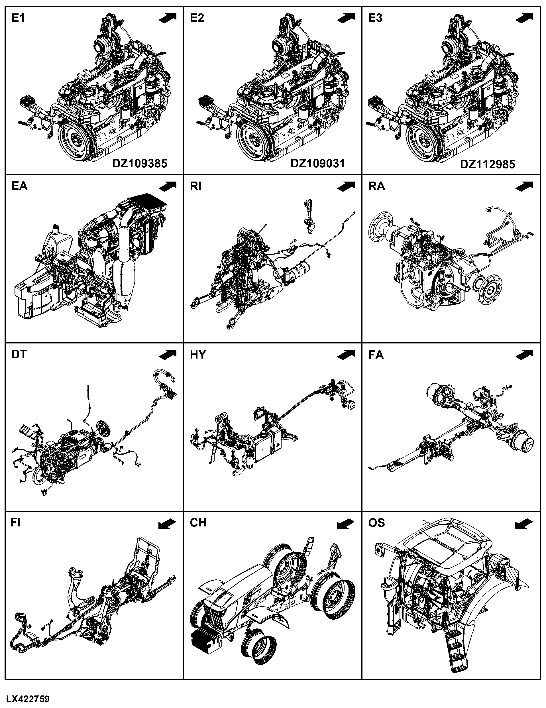 6R 215 Tractor (Europe Edition, Engine SN: 6068UXXXXXX)(FT4 Stage V)(MY22- )