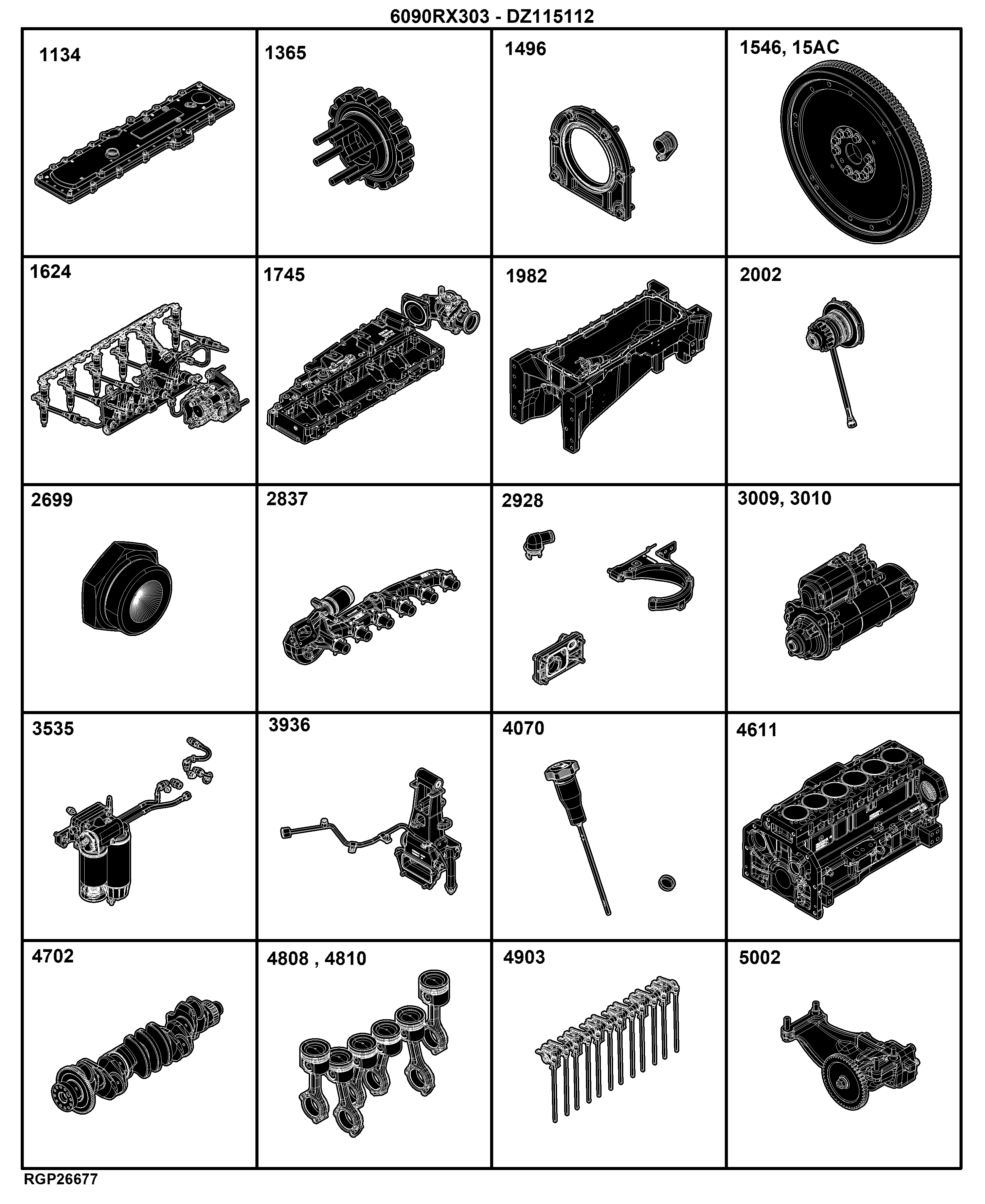 E3 Engine 6090RX303-DZ115112-ETN208298