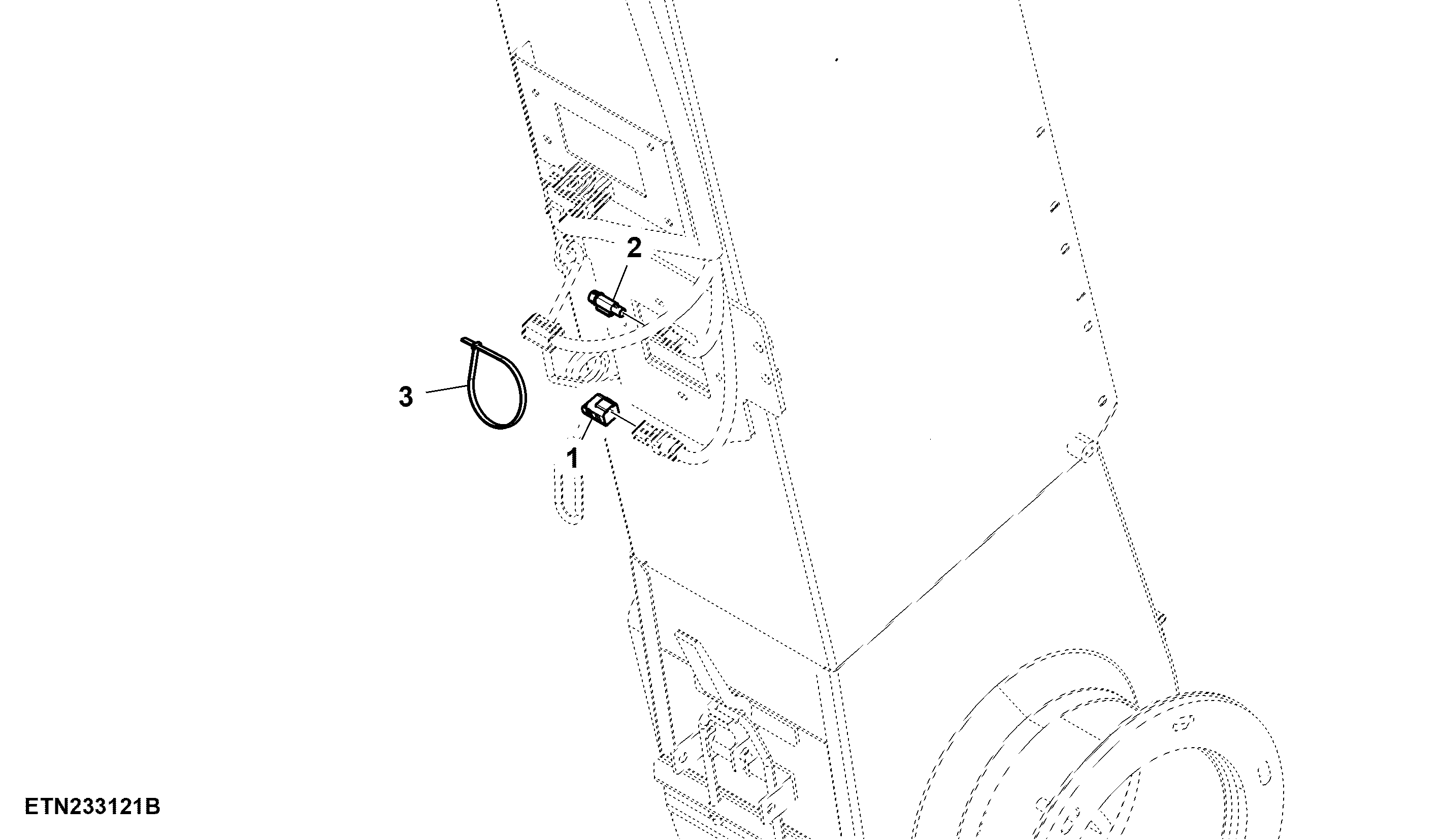 Dust Cap and Seal, Wiring Harness, Tailing Elevator