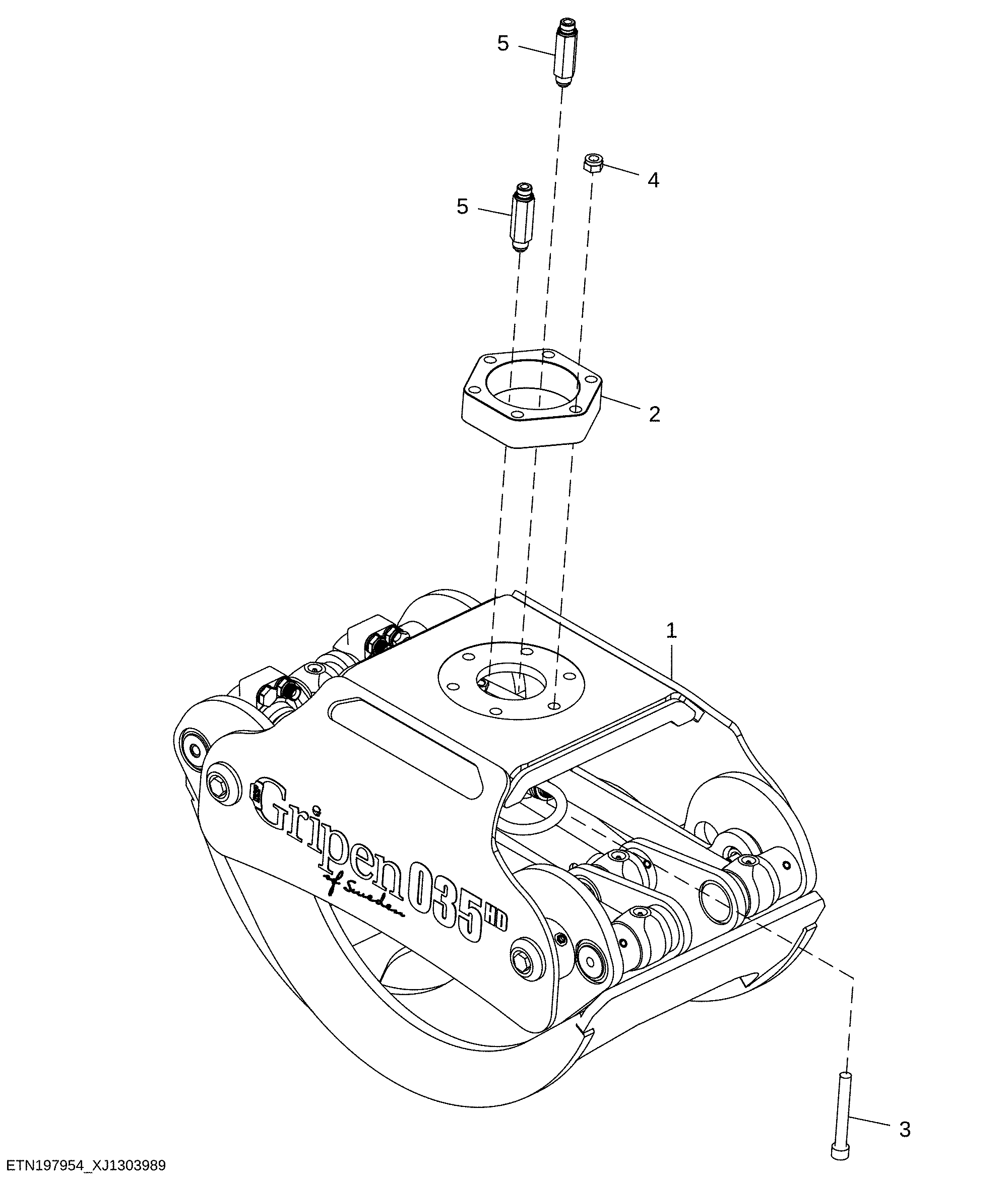 Grapple, HSP Gripen 028, 028HD, 035, 035HD, 040HD