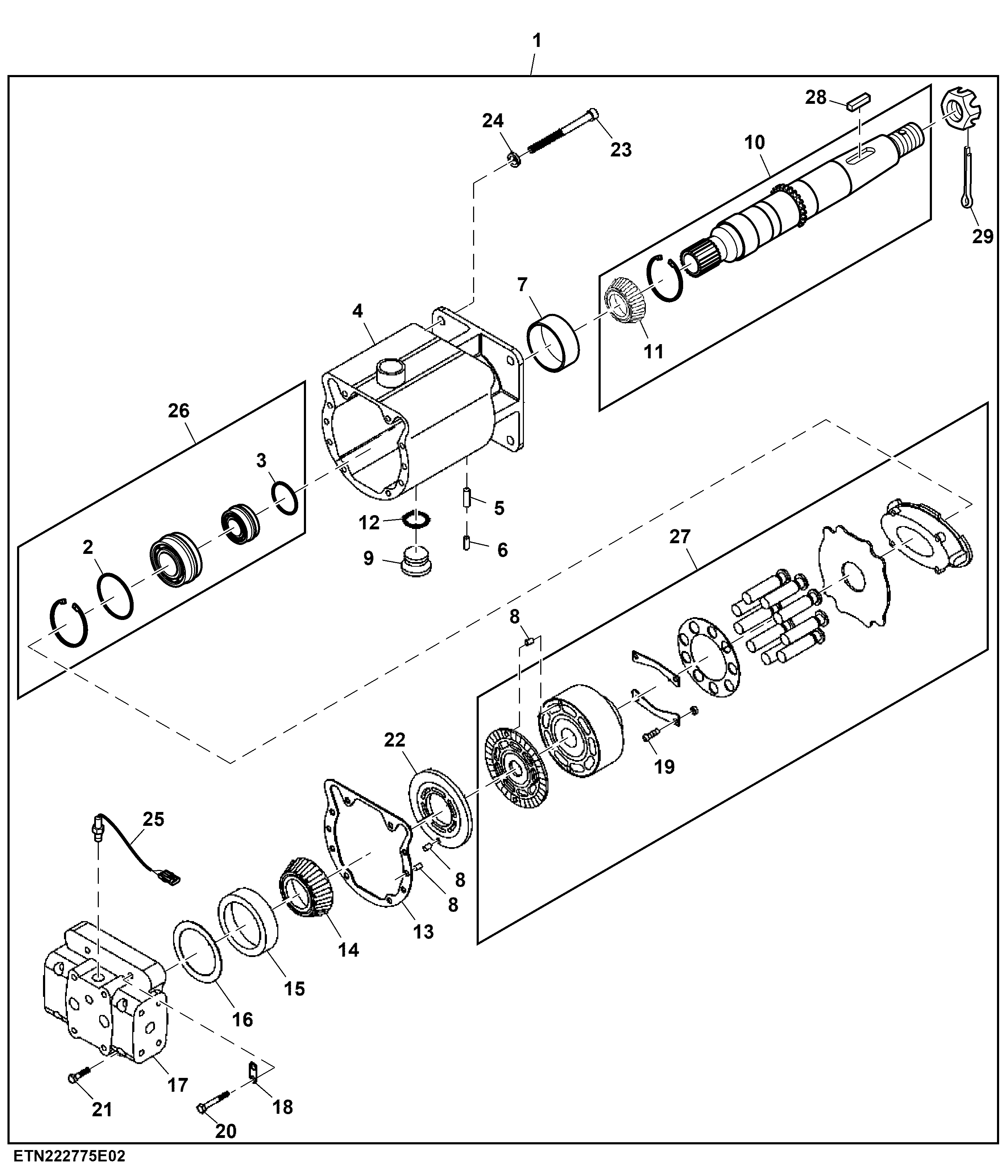Primary Extractor Motor Components ( - 210200)