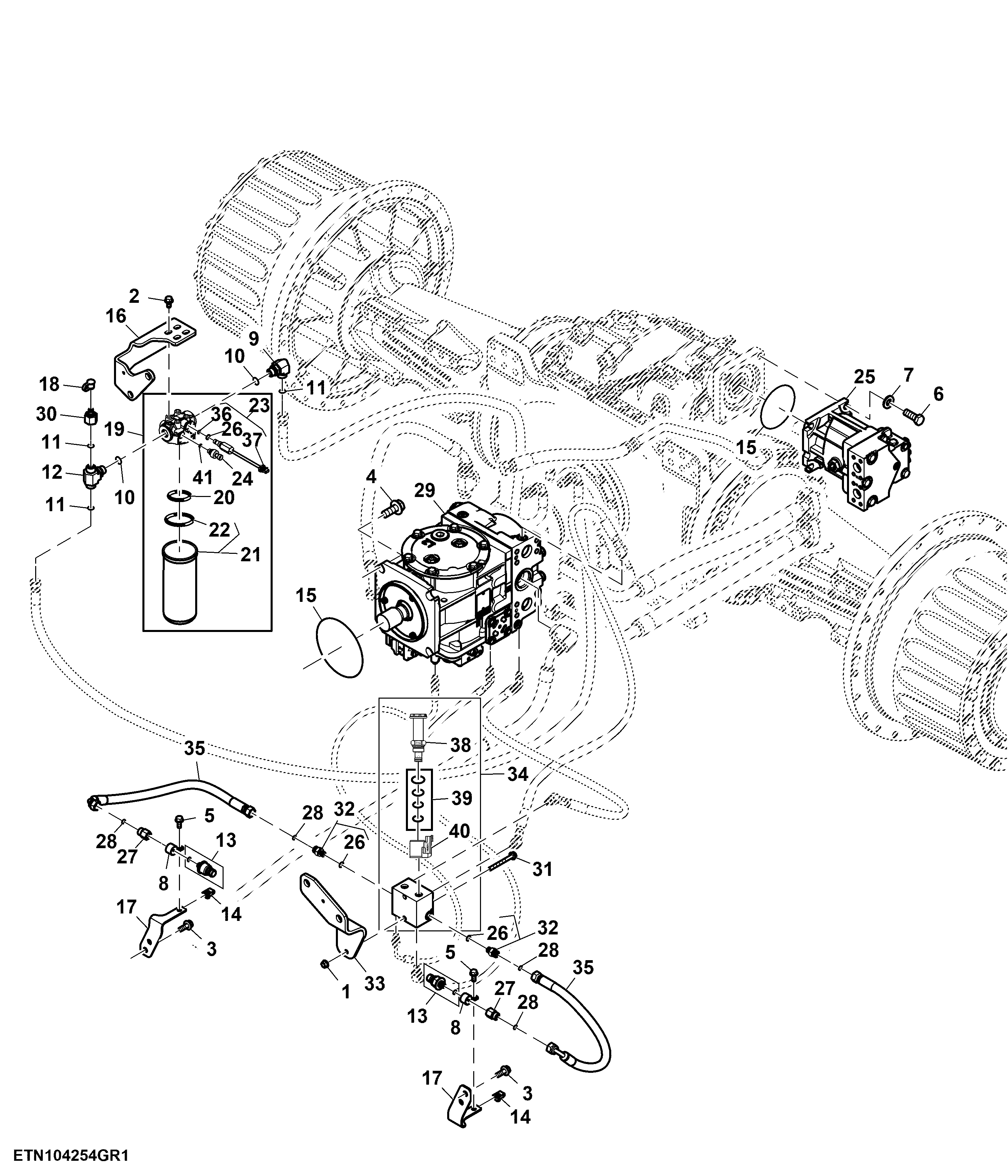 Hydraulic Pump, Steering Components, 130 cc ( - 917100)