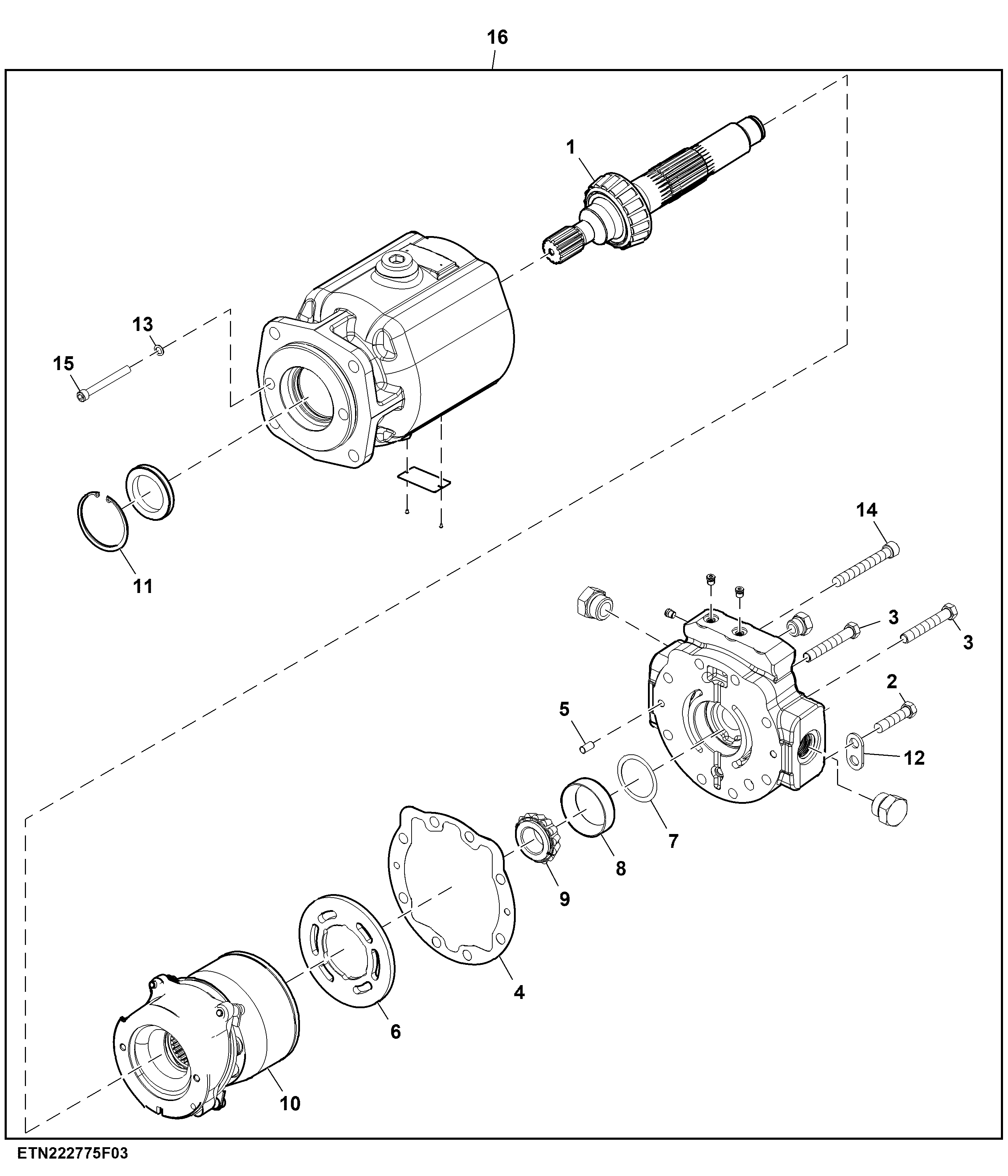 Primary Extractor Motor Components (210201 - )