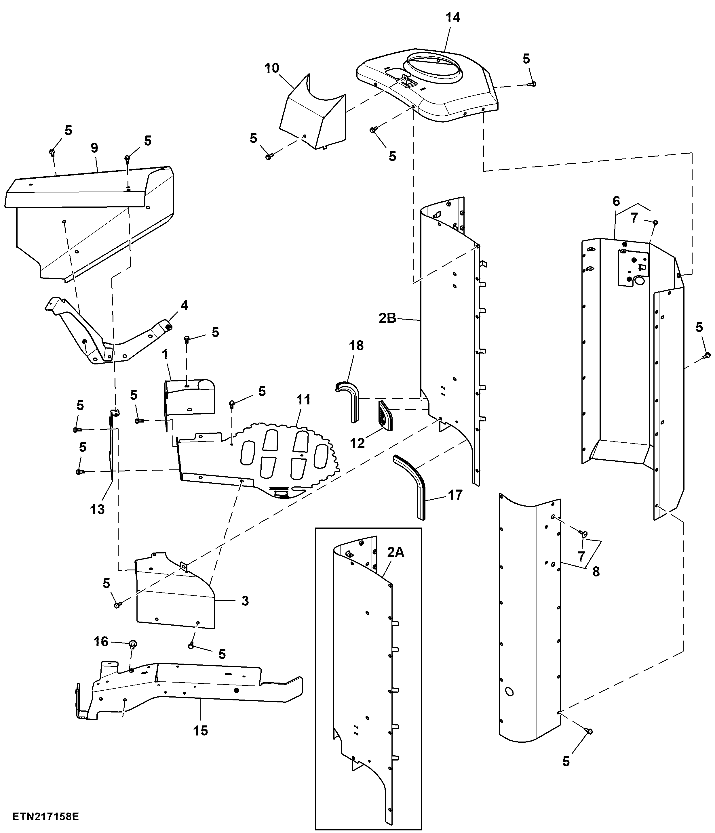 Shield, Exhaust System, T2/ T3 Engine ( - 927000)
