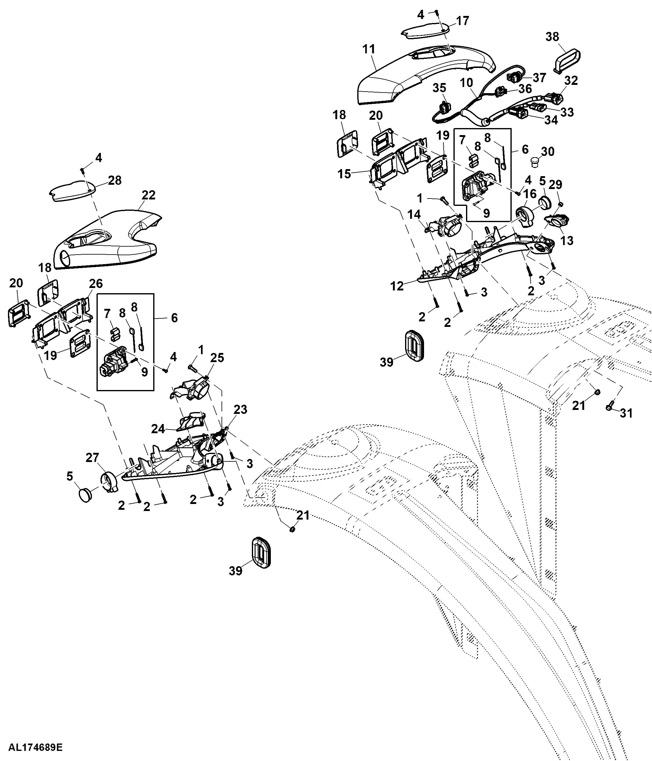 Switch / Remote Control, W/ Rear Hitch Control, W/O Rear PTO Control, W/O Rear SCV Control
