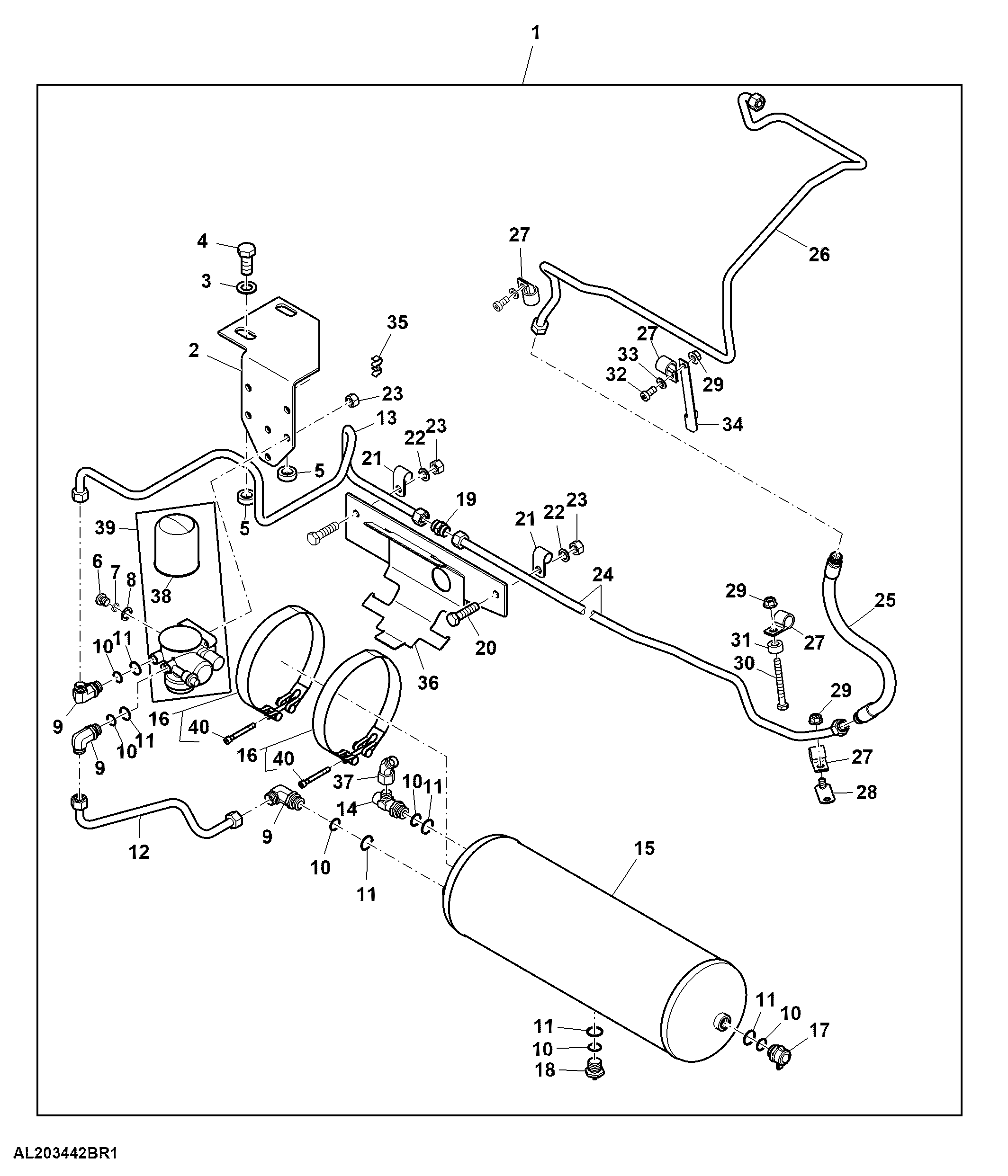 Air Dryer, Air Trailer Brake System, Attachment