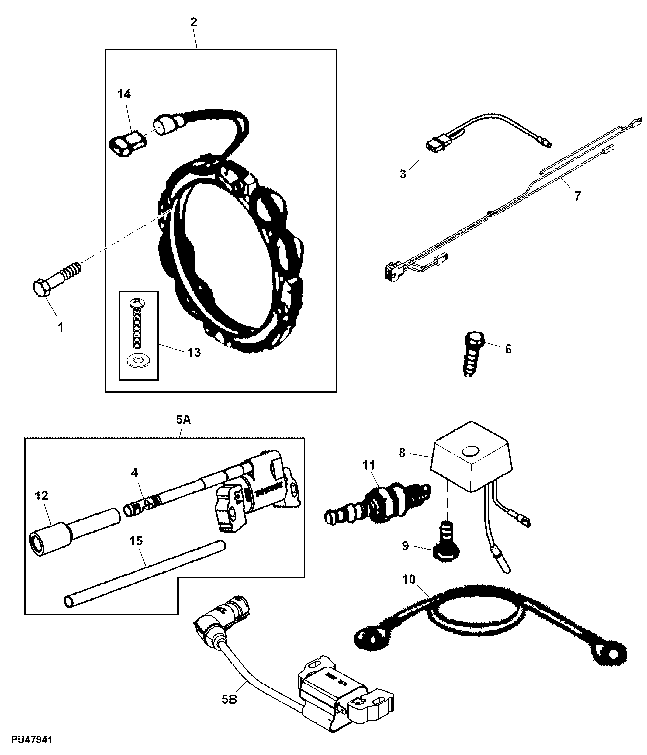 Alternator, Wiring Harness and Voltage Regulator
