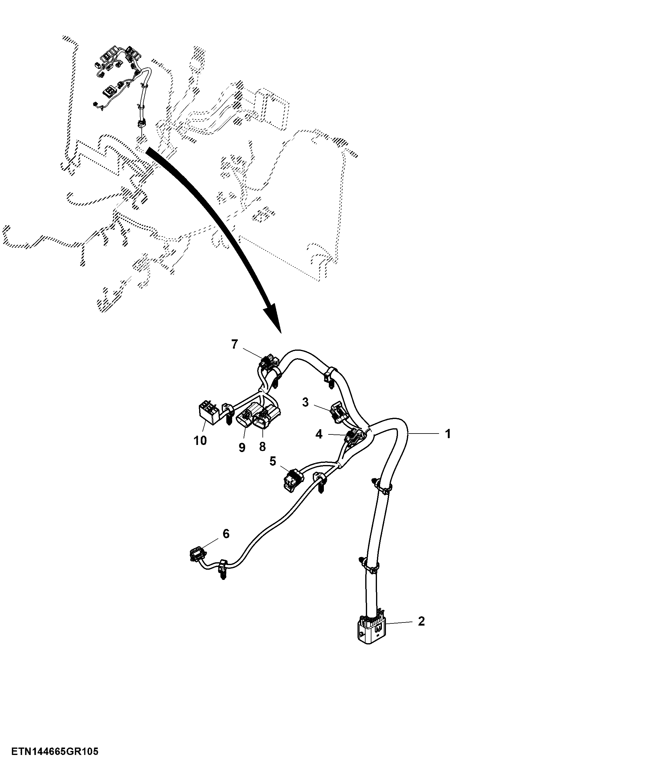 Rear Wiring Harness, SyncShuttle™, Stage 3B (5 / 5)
