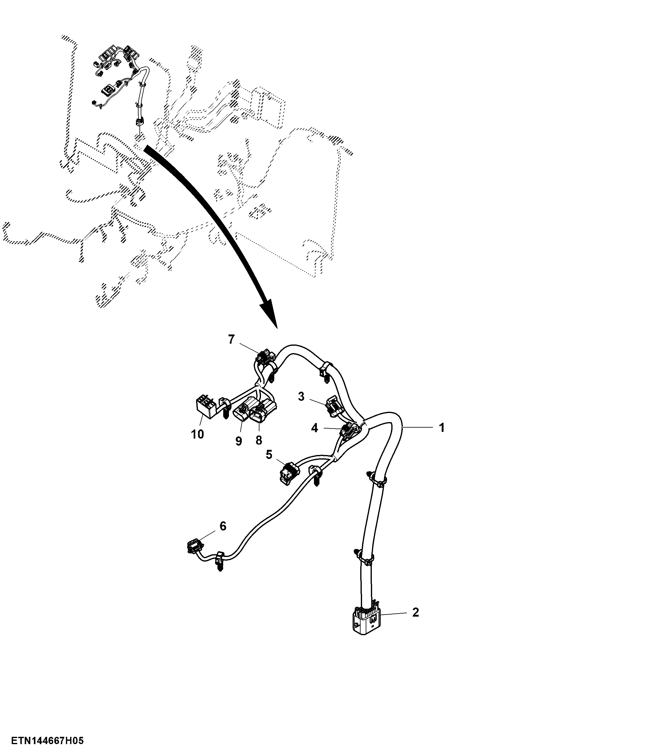 Rear Wiring Harness, PowrReverser™ Plus (5 / 5)