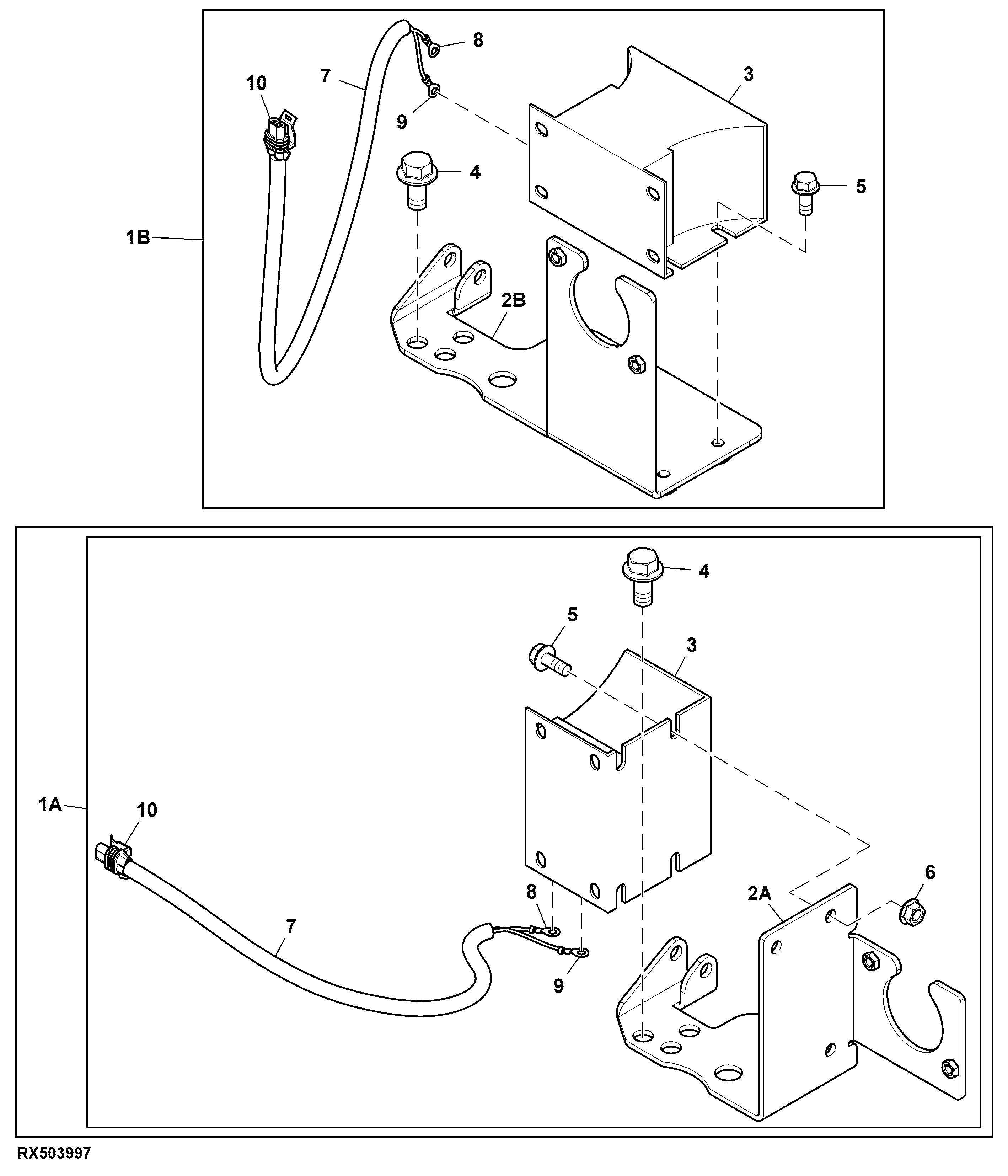 Attachment, Reverse Audible Warning Alarm, Auto Detect (802001 - )