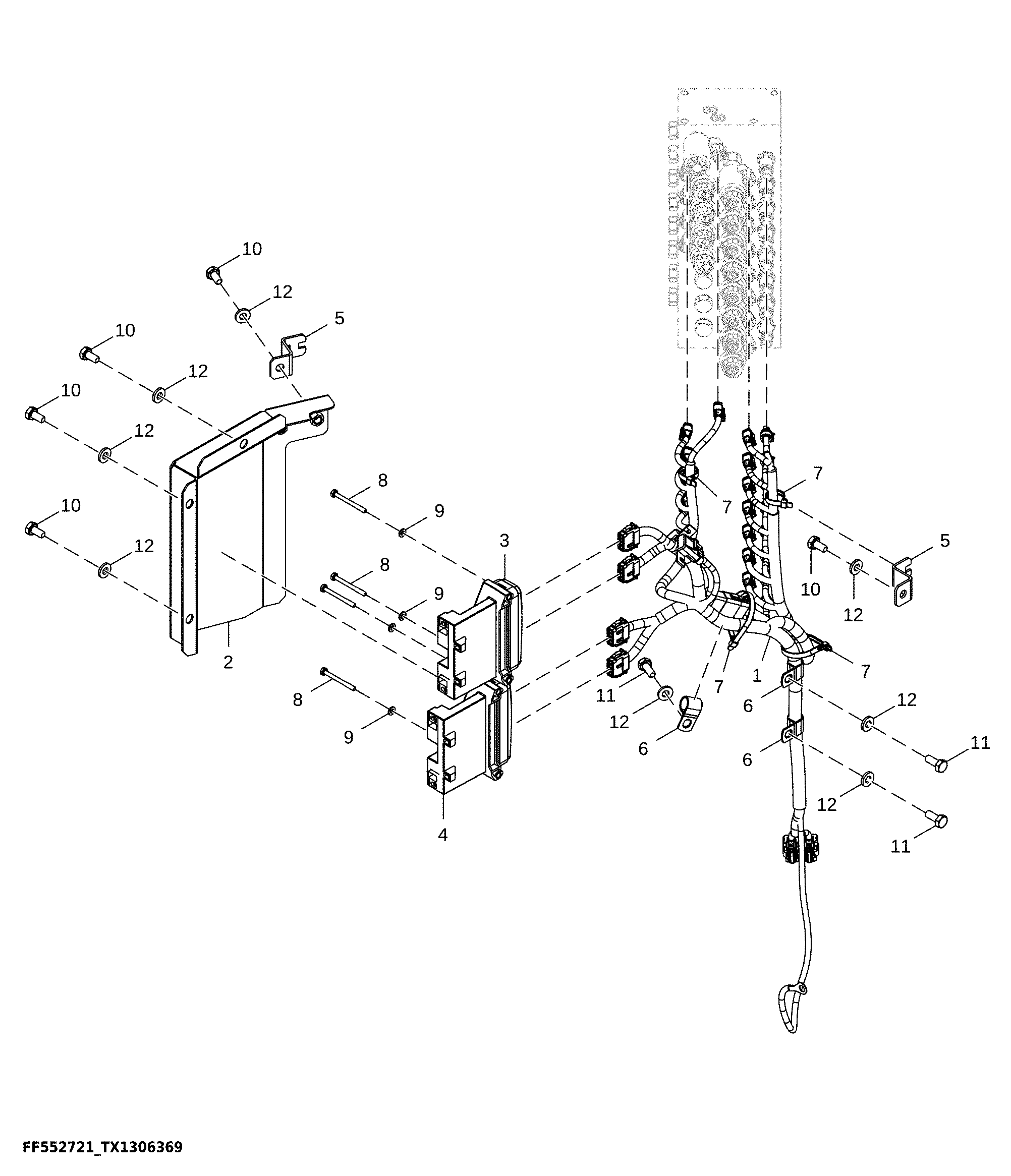 Machine Control Controller, Protection Controller, and Interface Wiring Harness (528988 - )