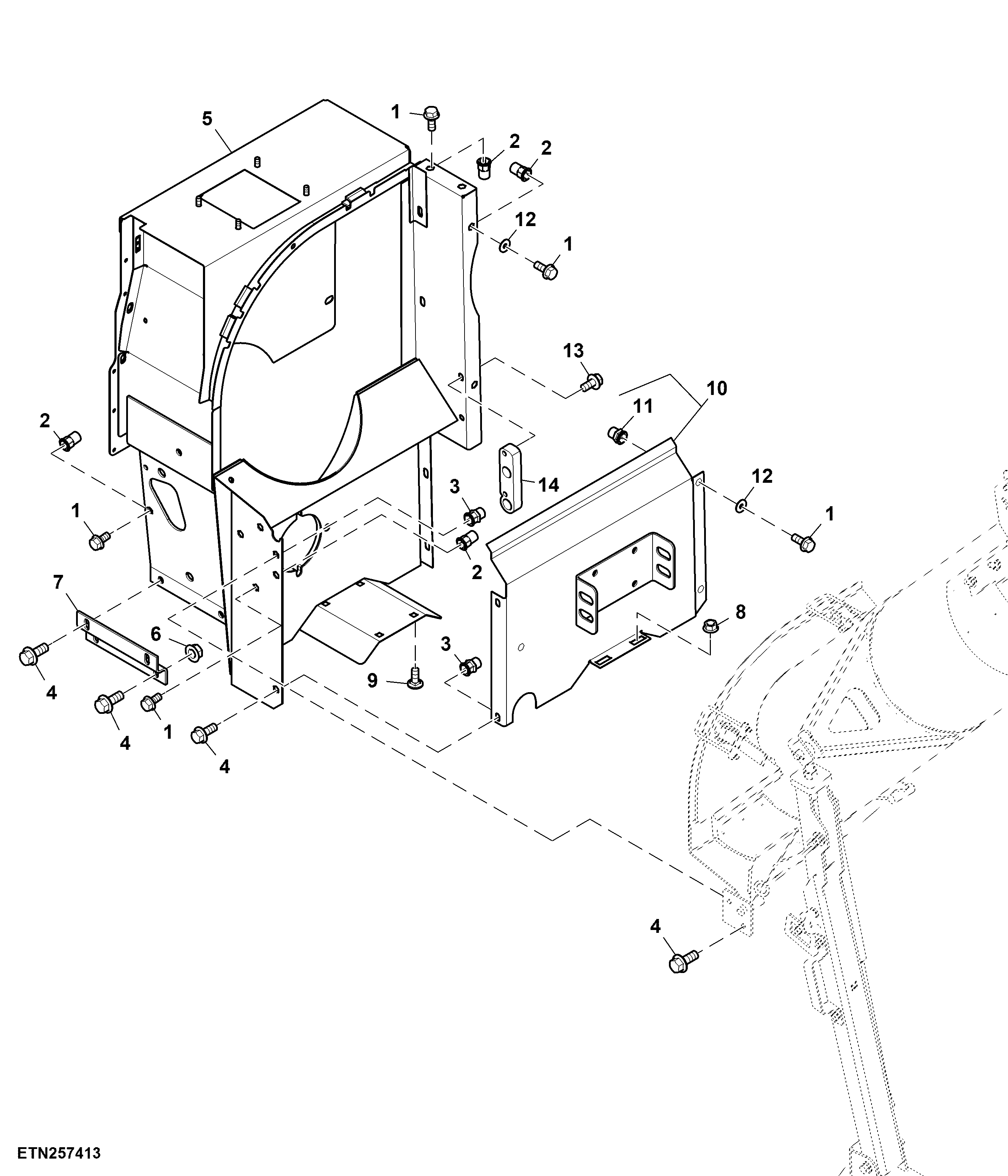 Loading Auger Transition Housing (140149 - )