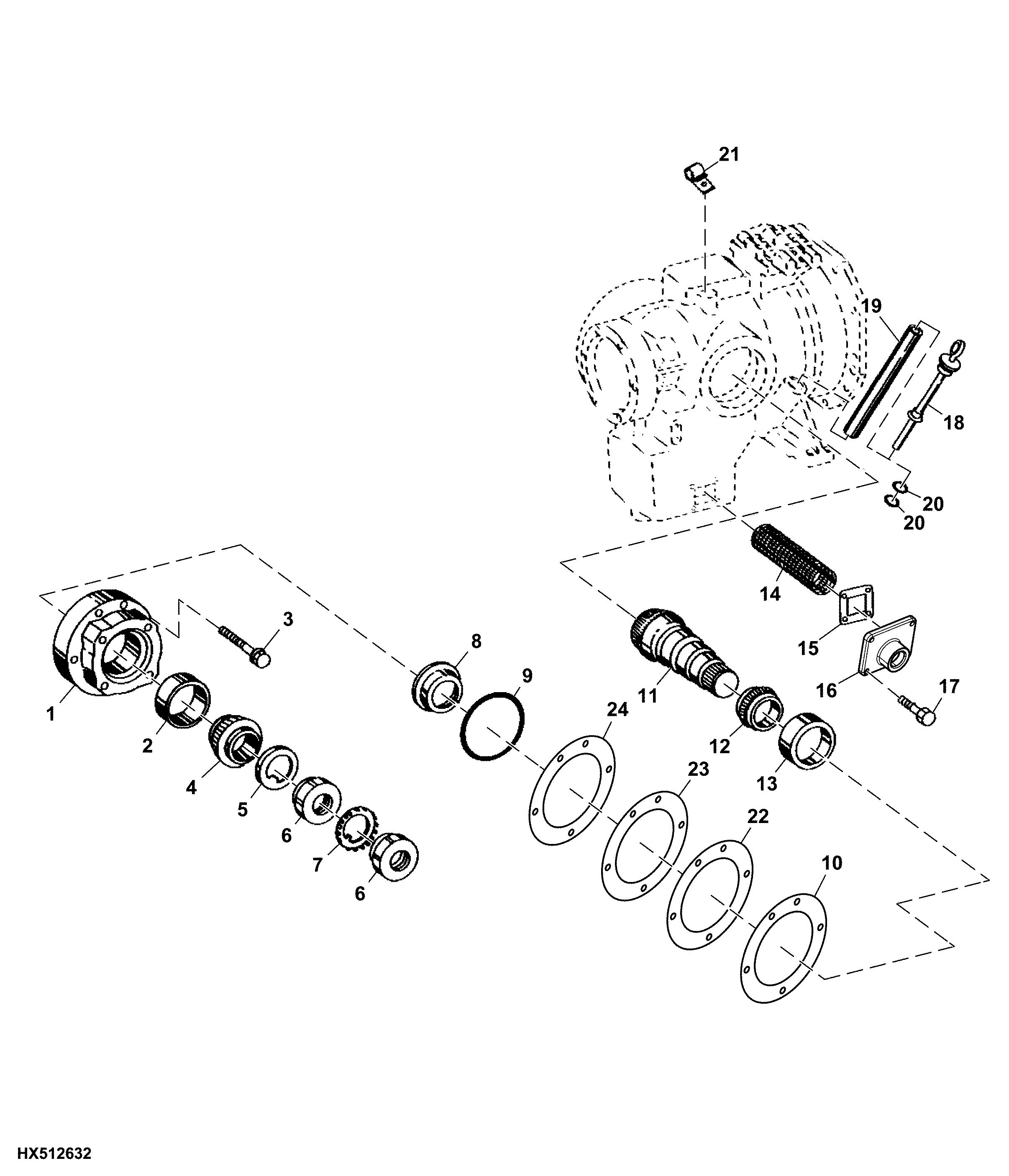 Main Engine Gearcase, Separator and Pump Drive