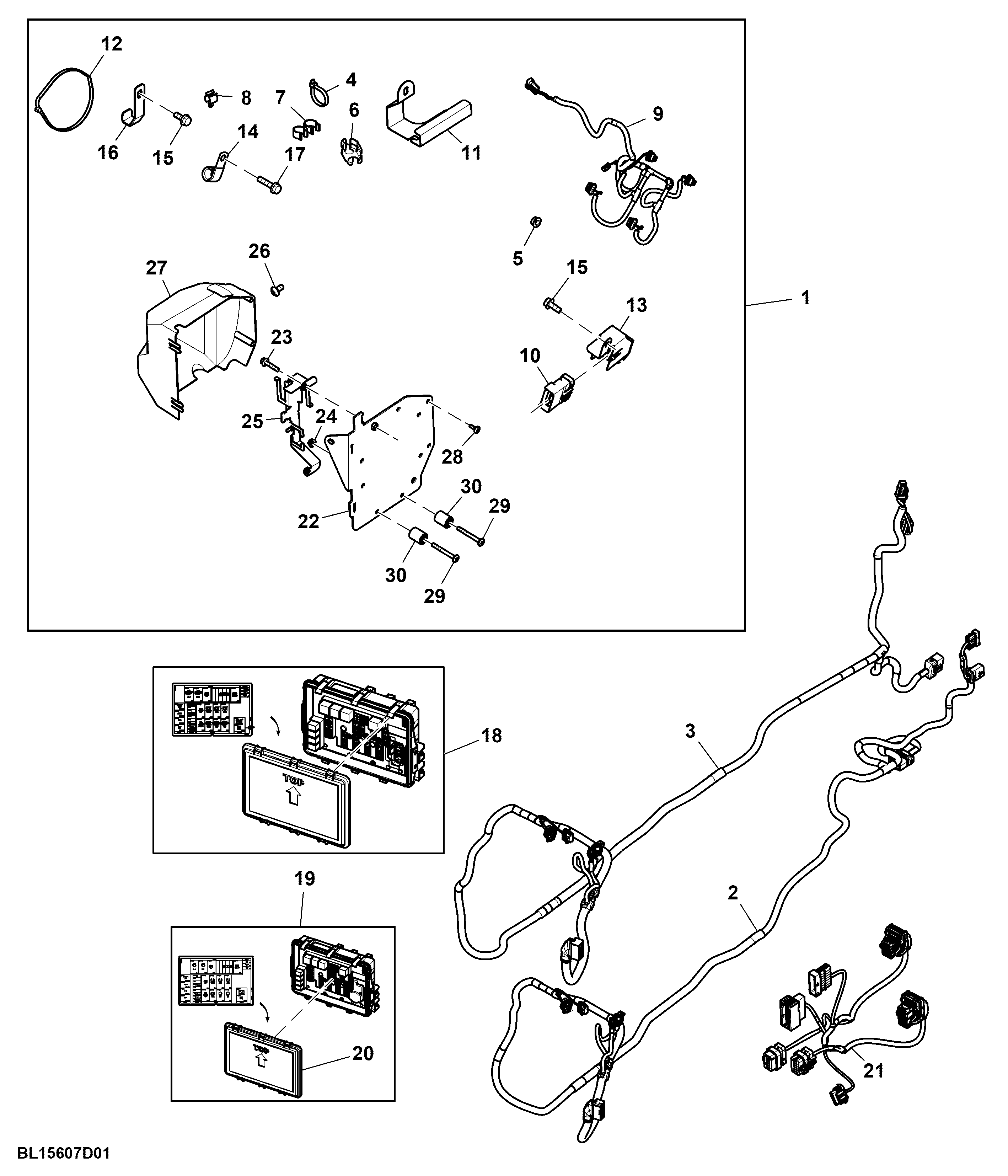 Wiring Harness, Midstack SCVs, Attachment (1/2) ( - 839746)