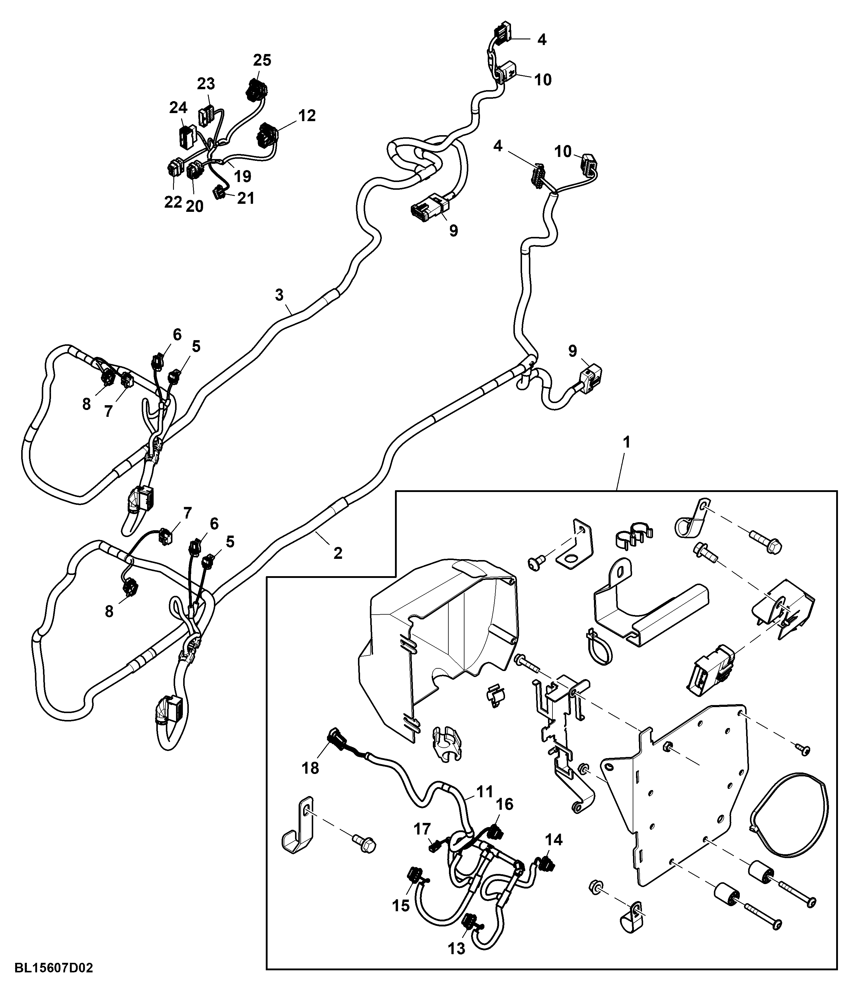 Wiring Harness, Midstack SCVs, Attachment (2/2) ( - 839746)