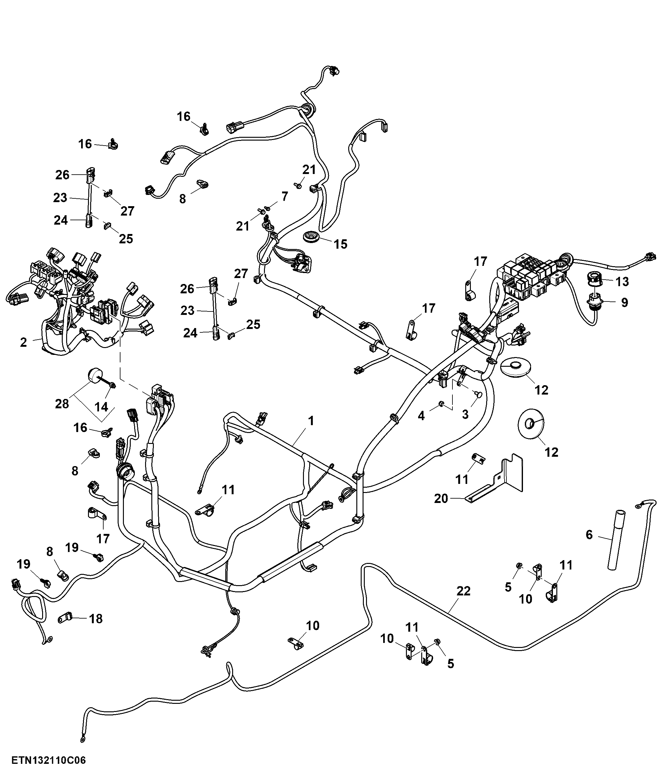 Cab Wiring Harness, SyncShuttle™, Optional (6/6)