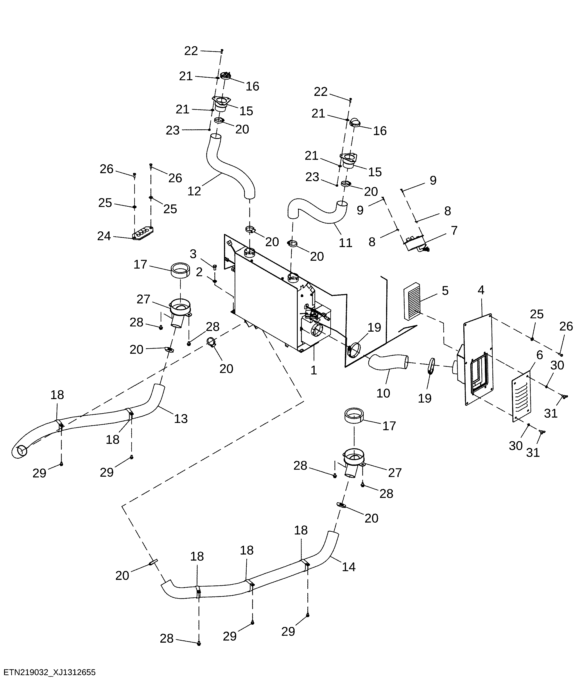 Heat Ventilation Air Conditioning Module, Midspec