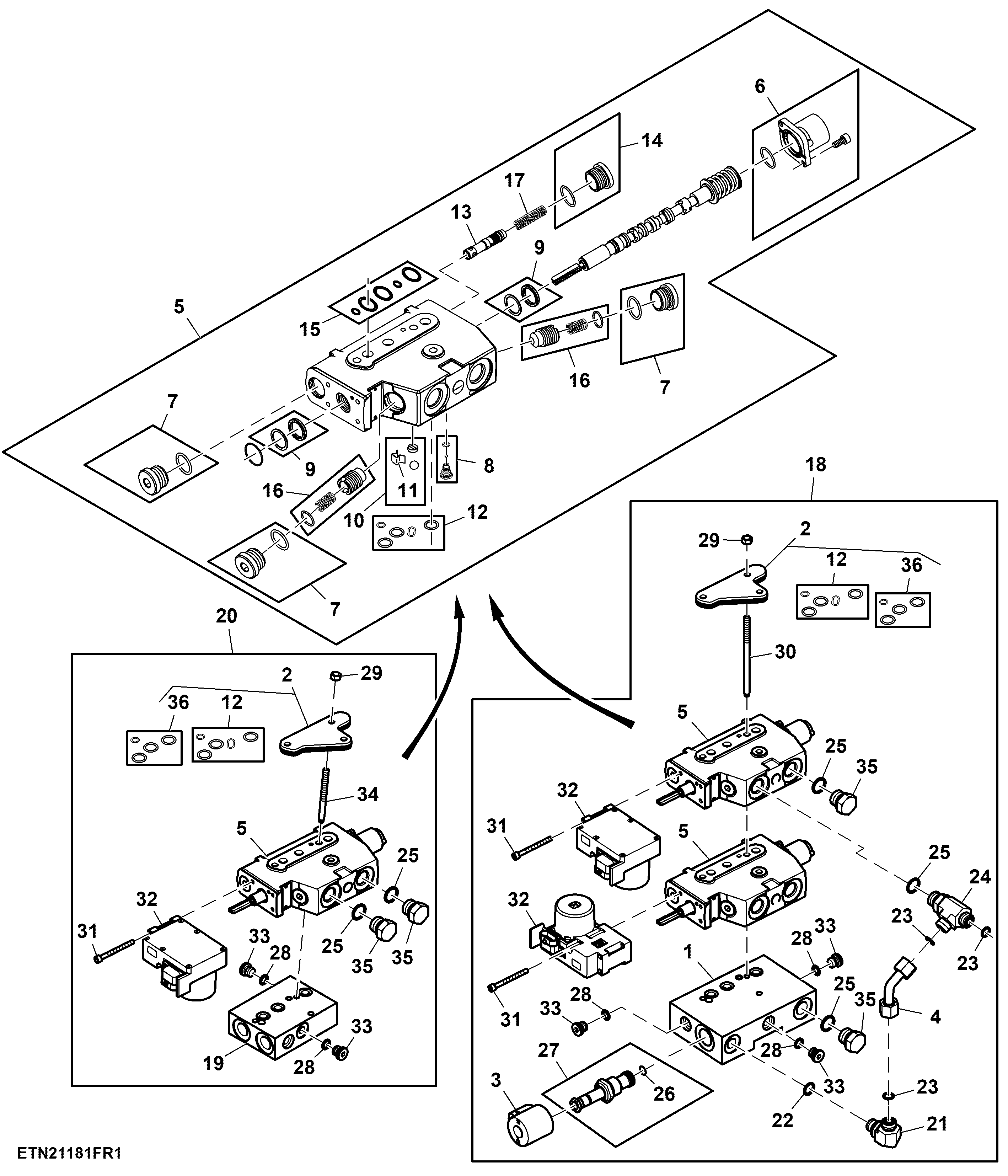 Selective Control Valve, 2 SCV W/O Front PTO