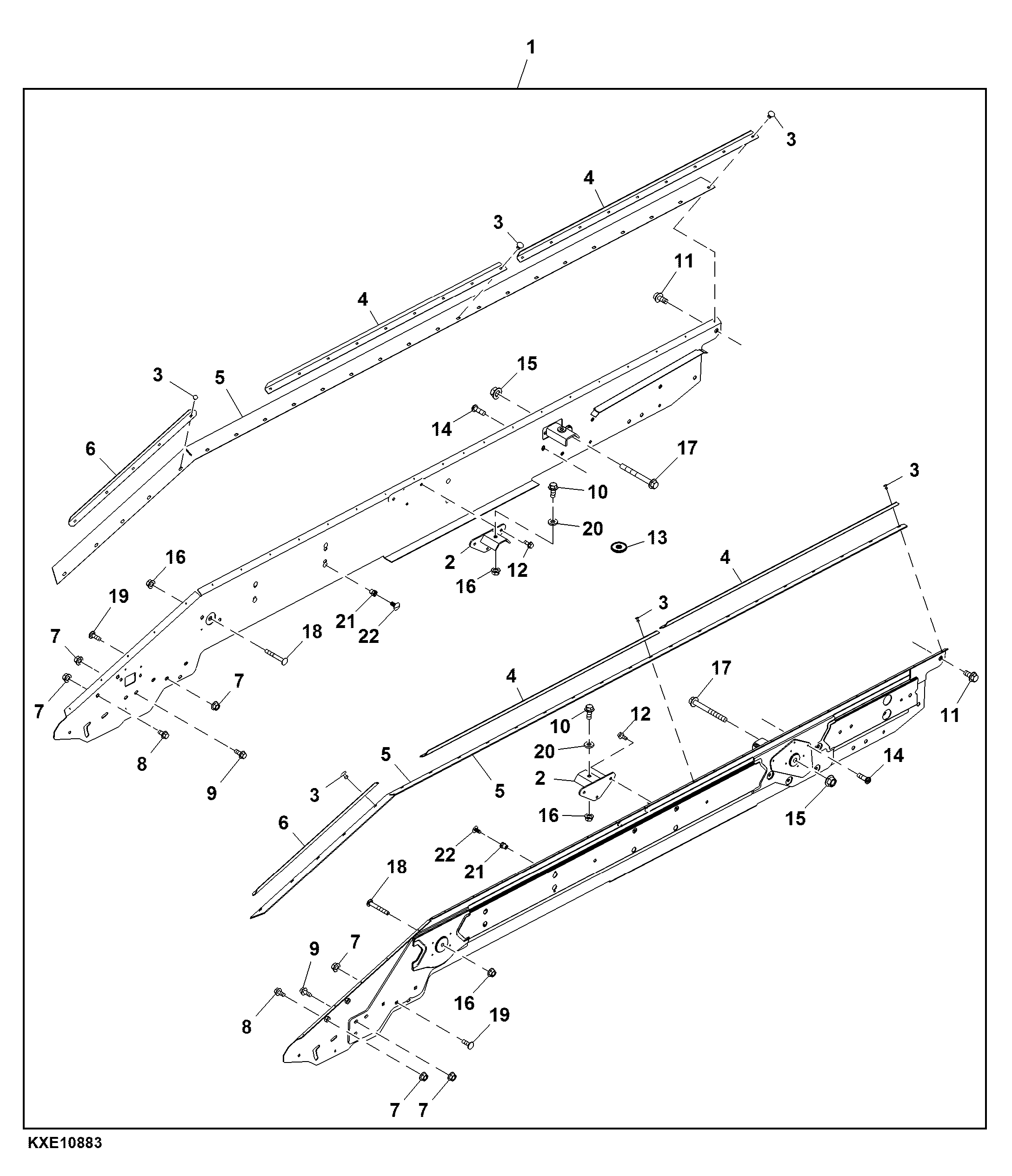Shoe Kit Assembly, Chaffer Frame, Dyna-Flo™ 3