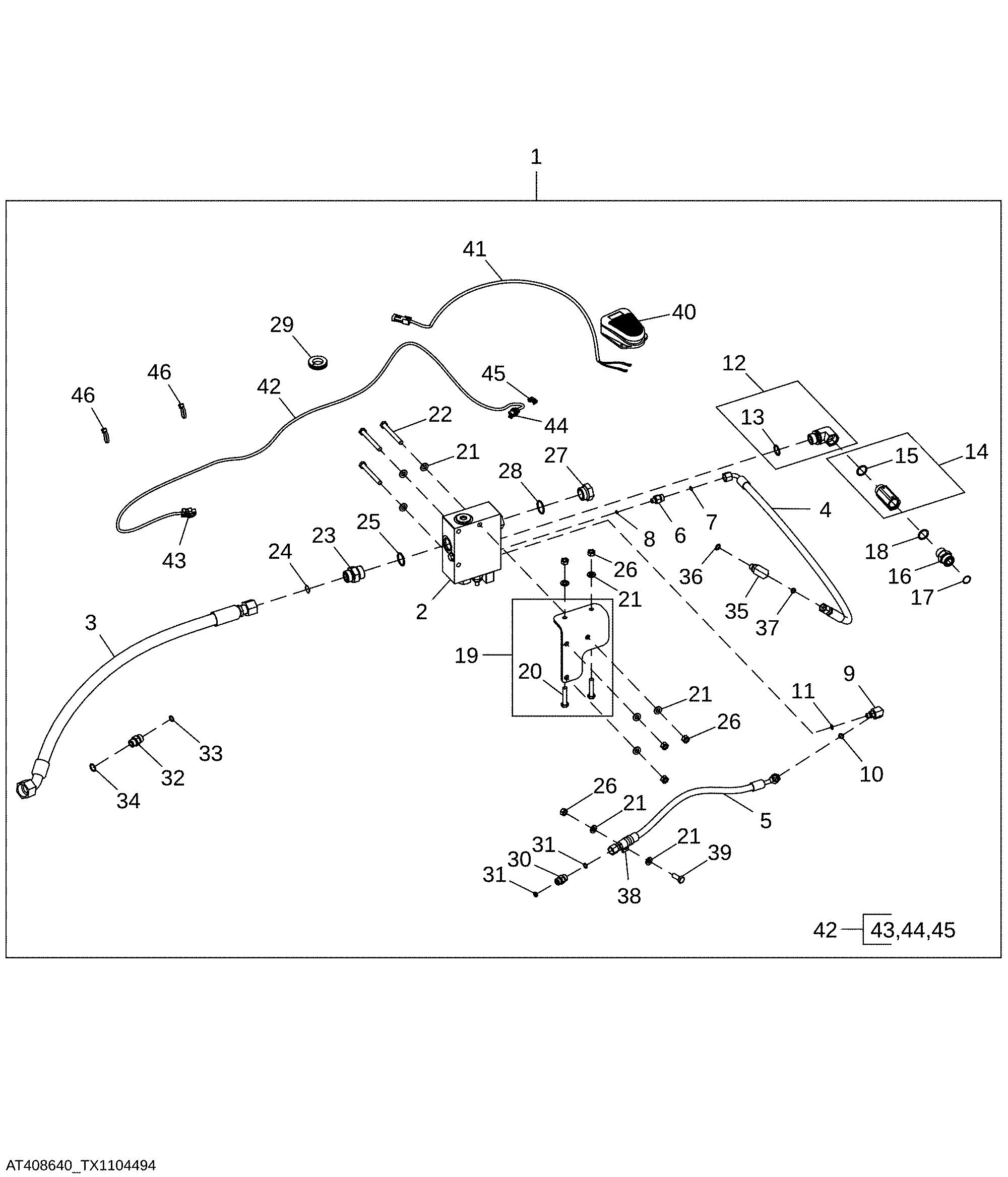 Selective Flow Control Valve Hydraulics Kit