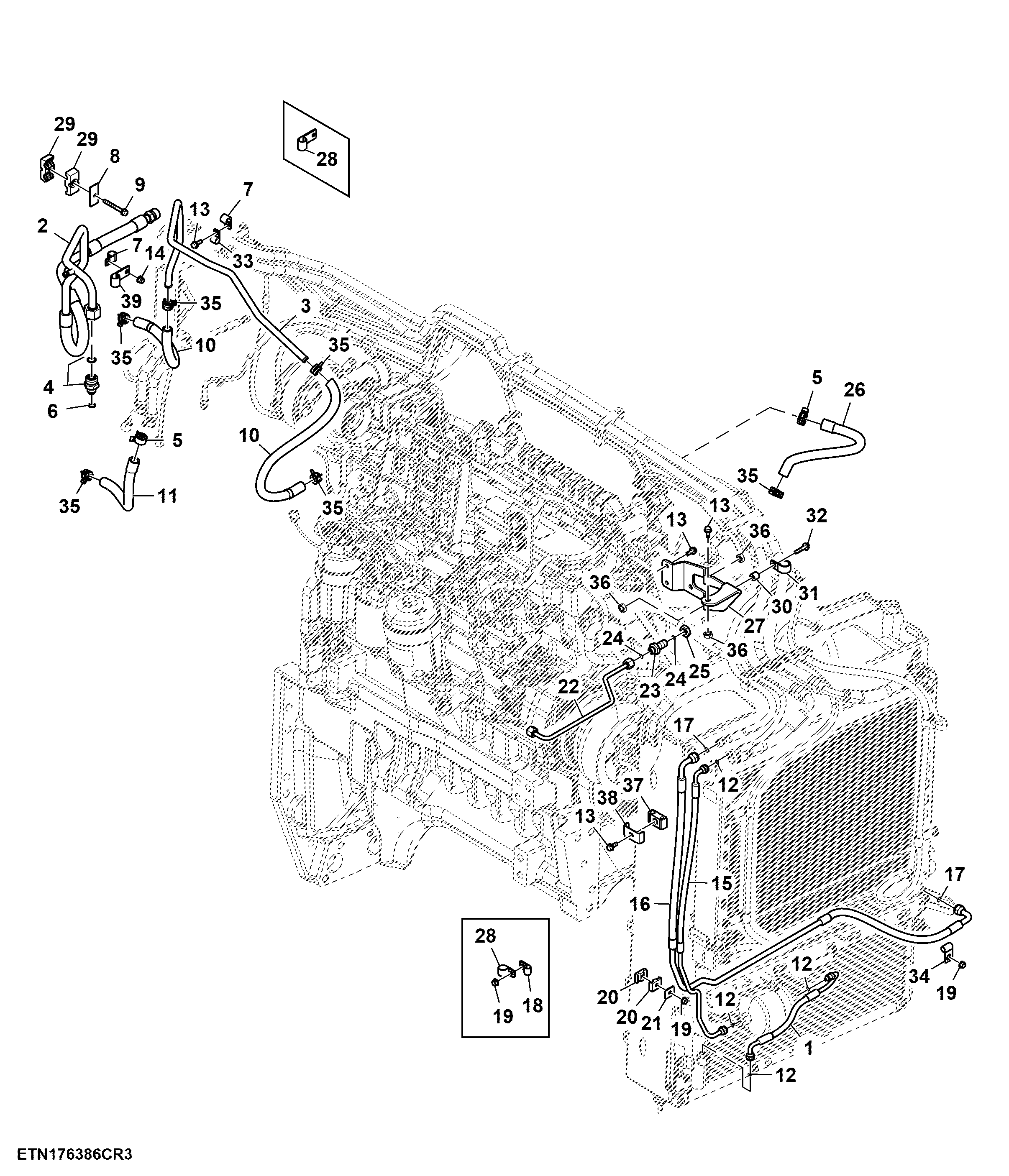 Front Line Bundle W/O Ether Aid, Group 47/48 Tires, ILS™/ 1300 MFWD, T3 Engine (2/2) (100096 - )