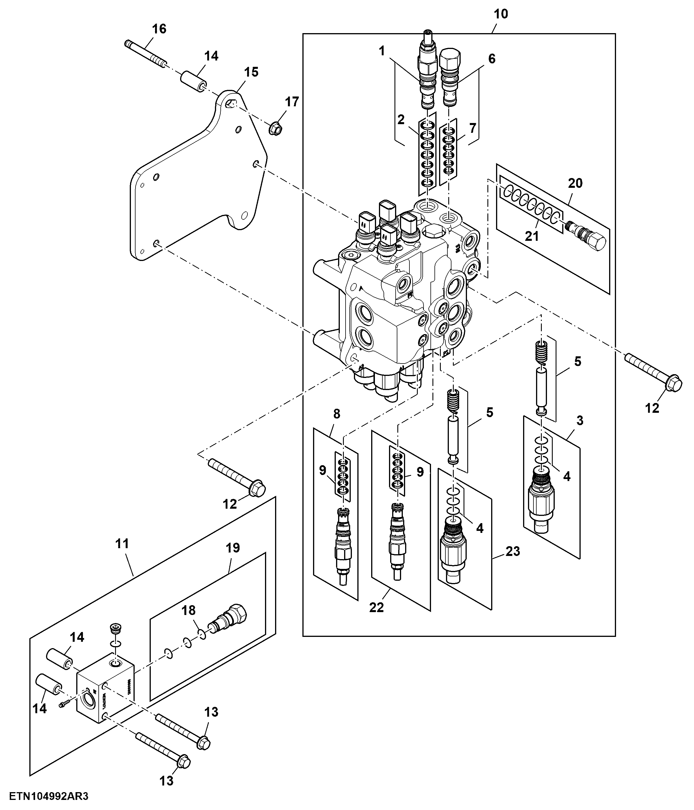 Control Valve, ActiveCommand Steering™, e23™ (1 of 2)
