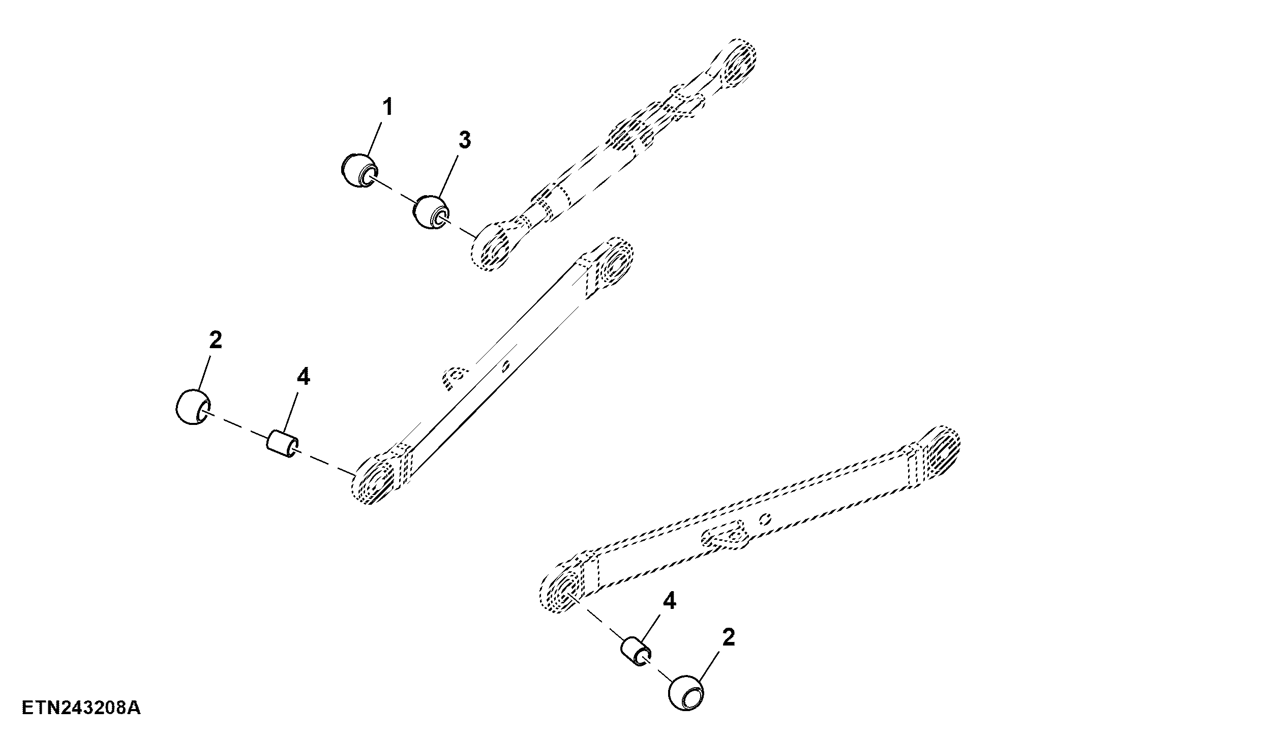 Hitch Ball, W/ Reducing Bushing, Category 3 / 2