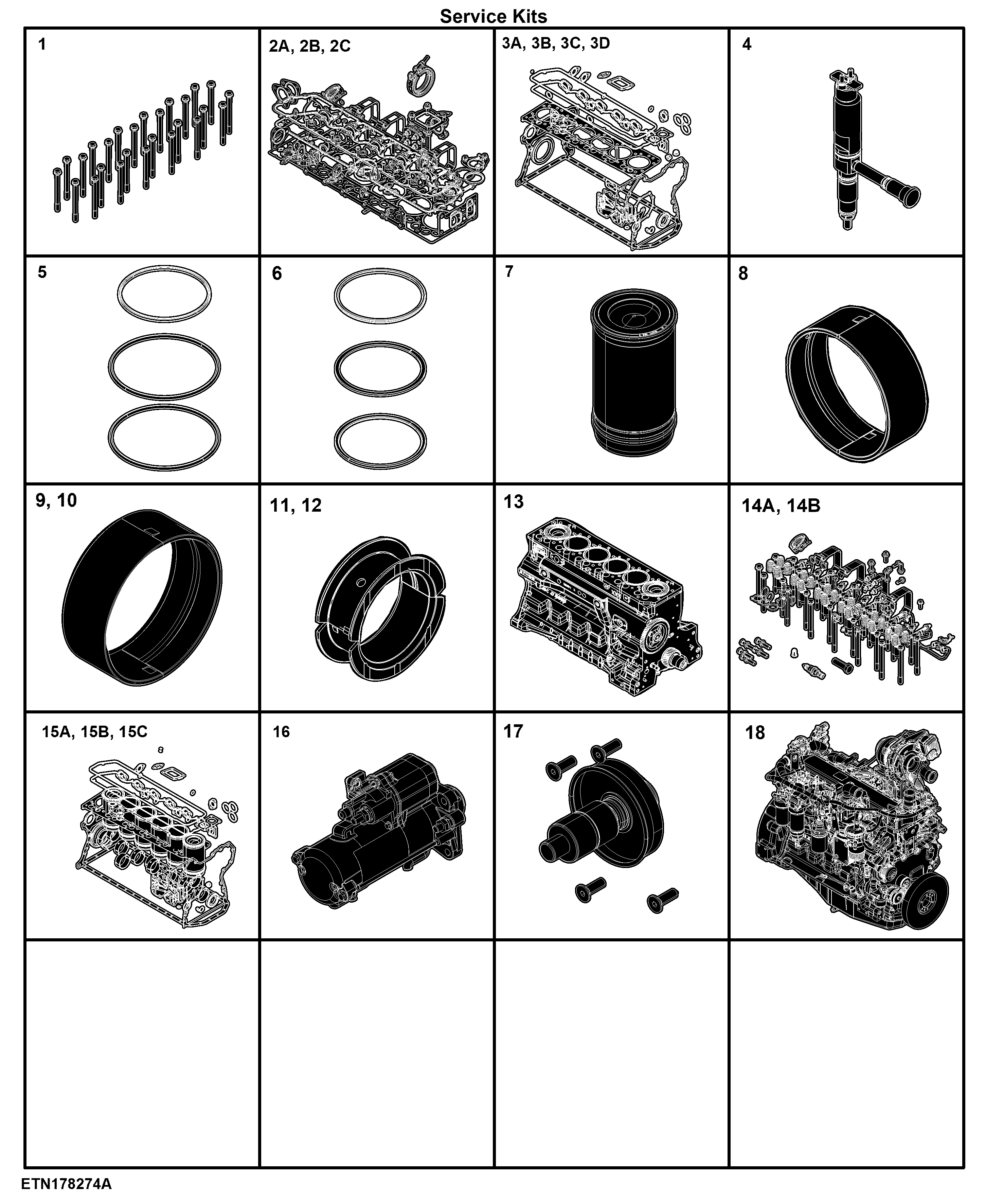 04B Engine 6068HYN05-DZ109083-ETN198896,ETN198898,ETN195533,ETN207180,ETN121932,ETN207253,ETN207032