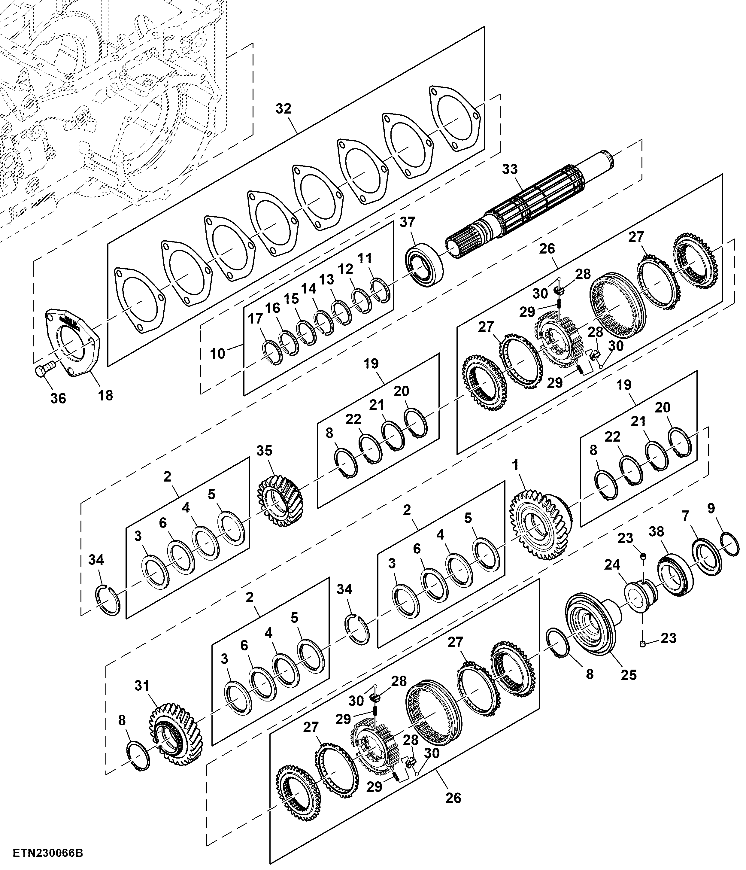 Drive Shaft First Stage, TSS, PowrReverser™