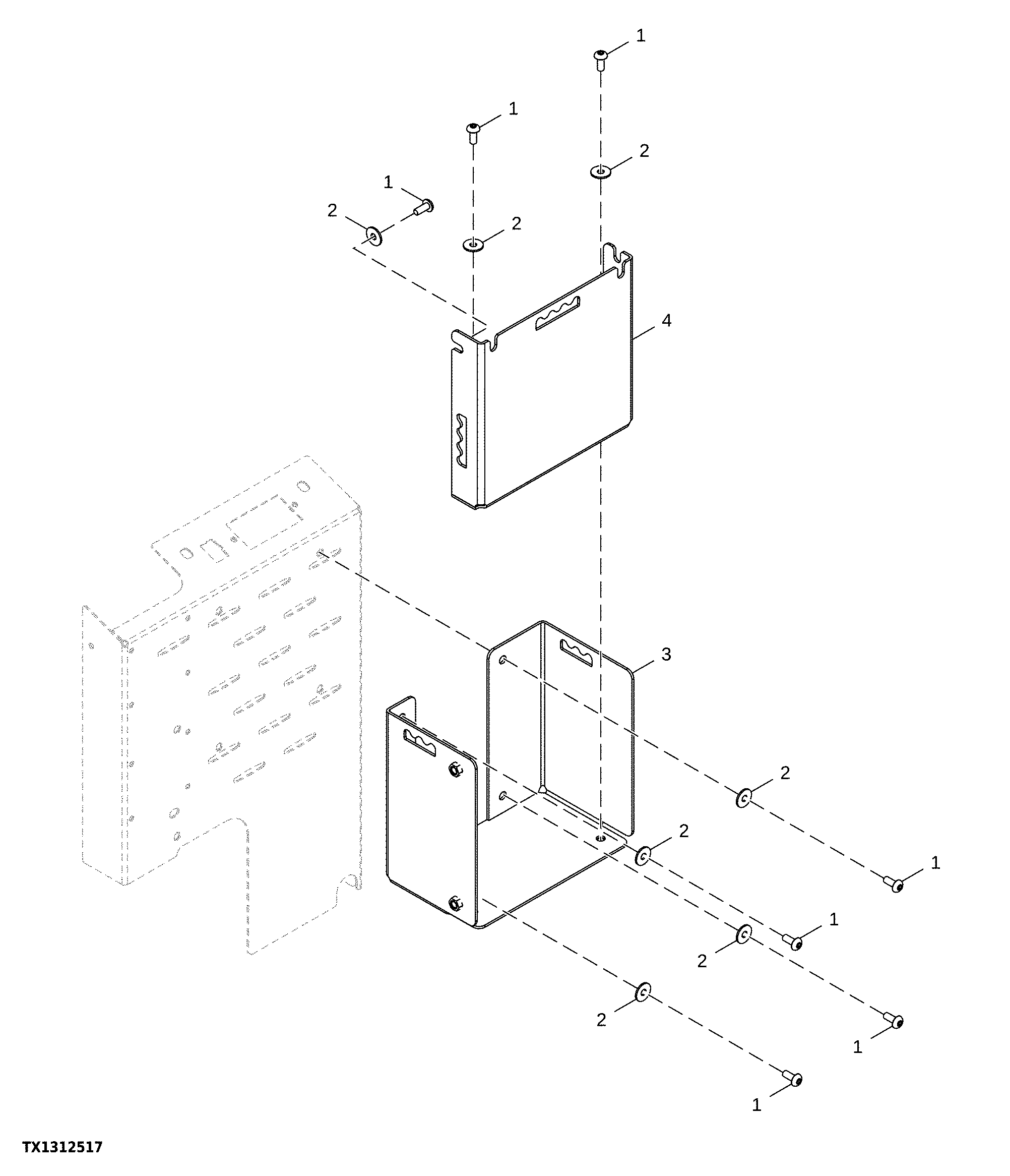 Rear Entry Cab Storage, Optional (216350 - )