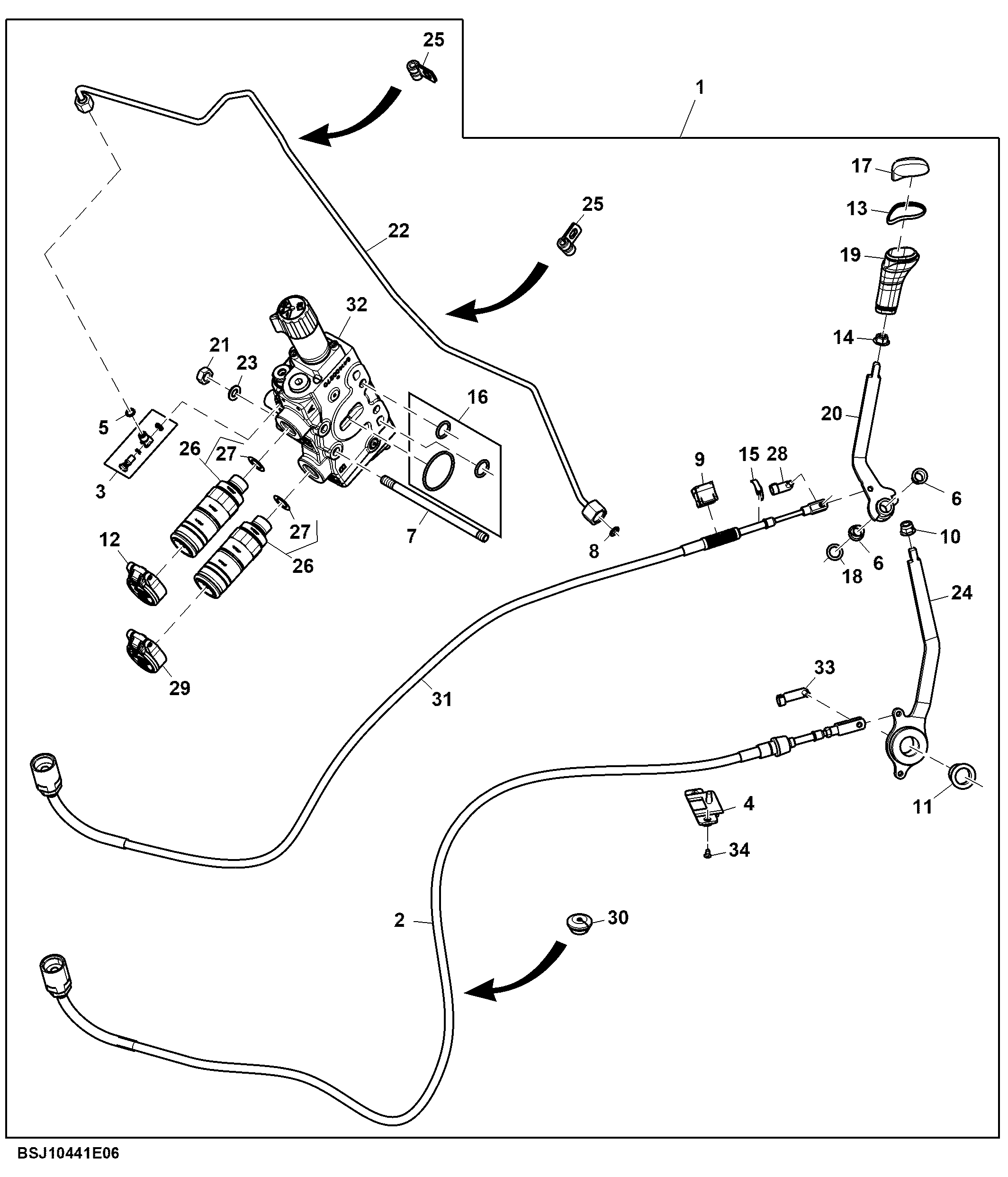 Selective Control Valve, Triple Deluxe Rear SCV, Attachment(1 / 2)