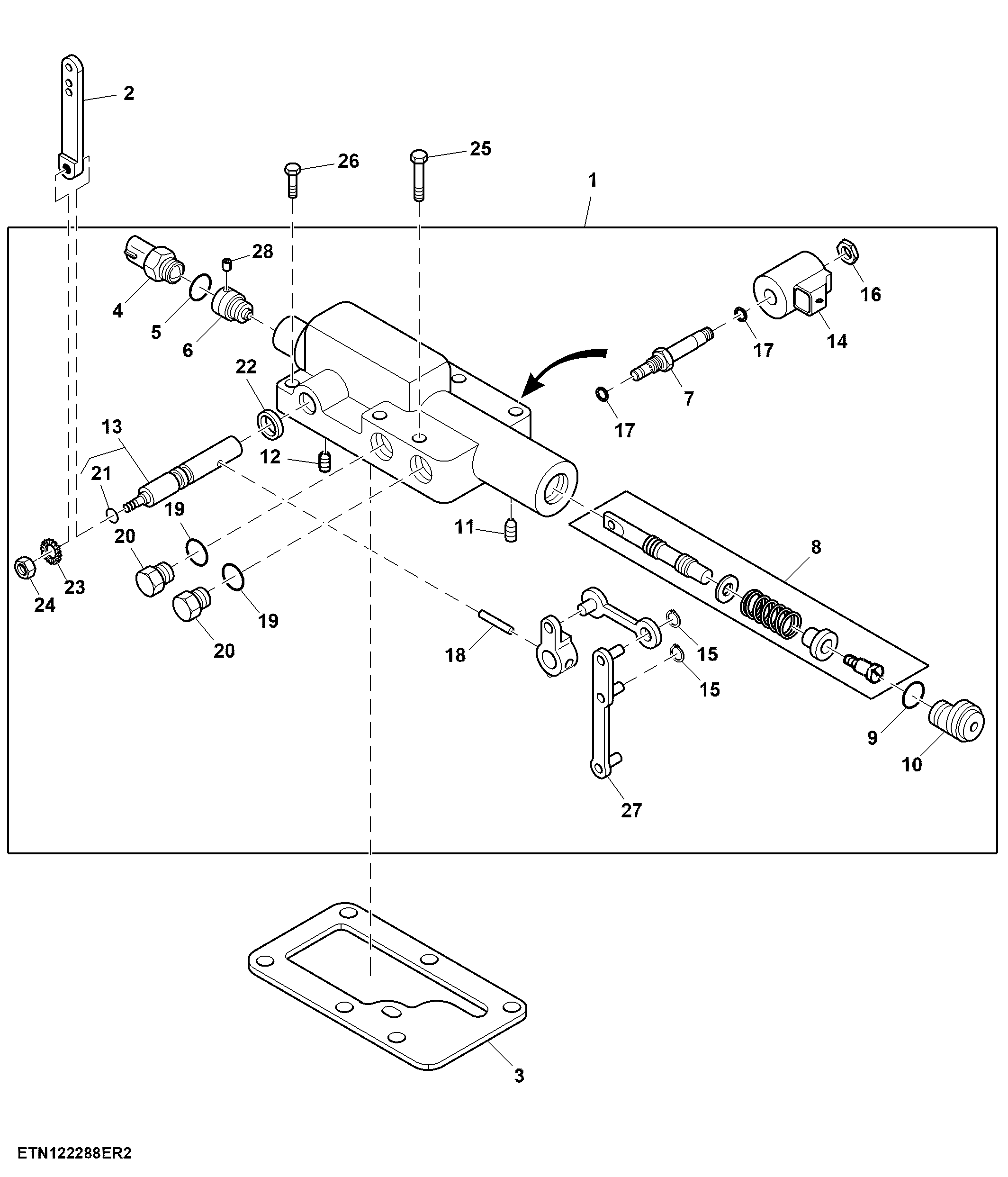 Hydrostatic Drive Displacement Control Valve