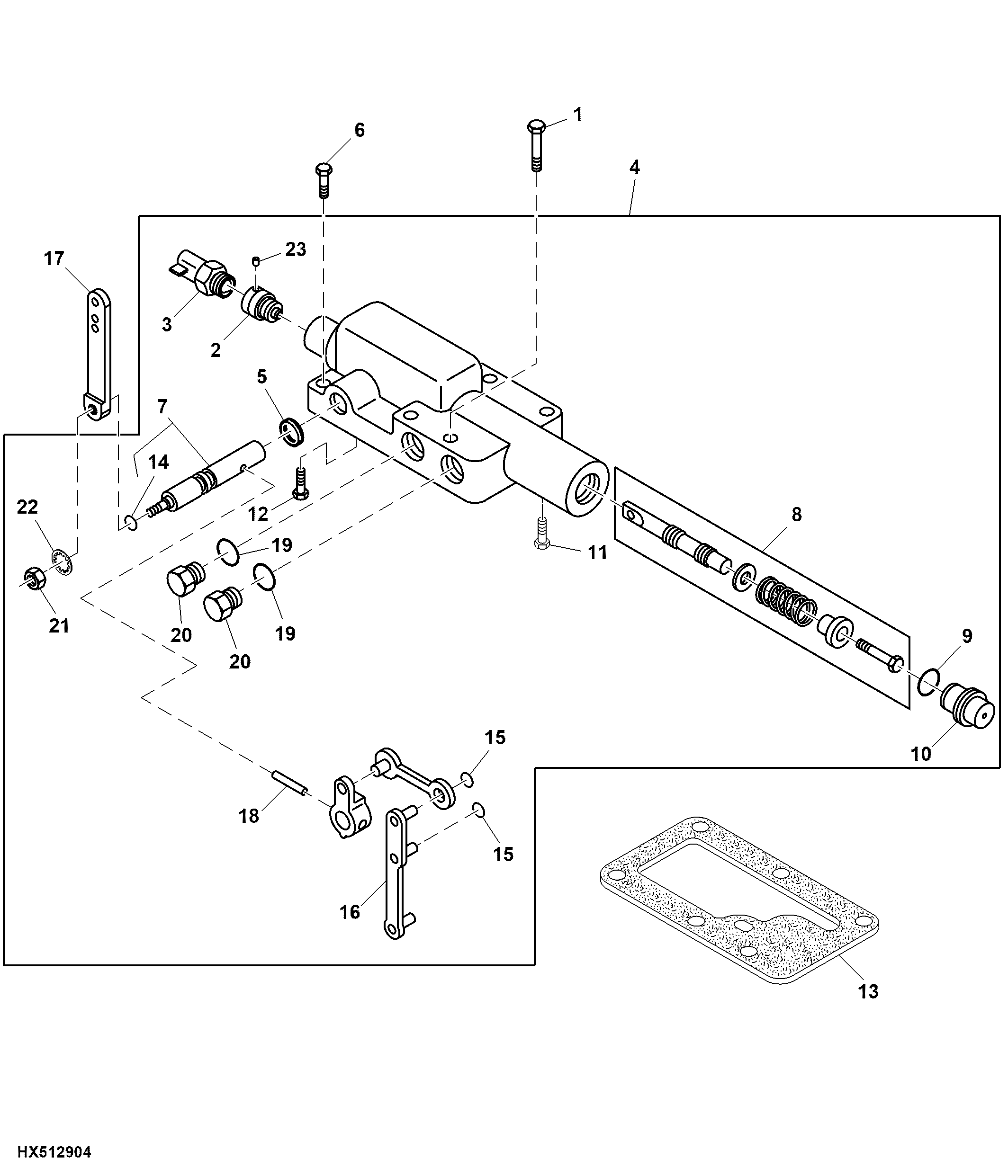 Hydrostatic Drive Displacement Control Valve